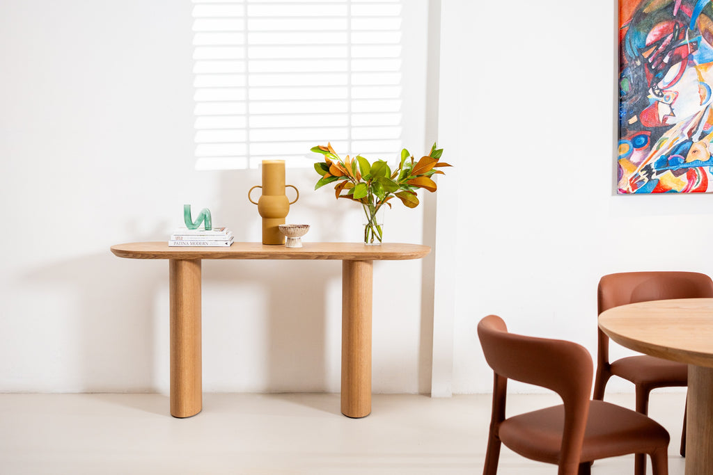 Timber Console Table Natural