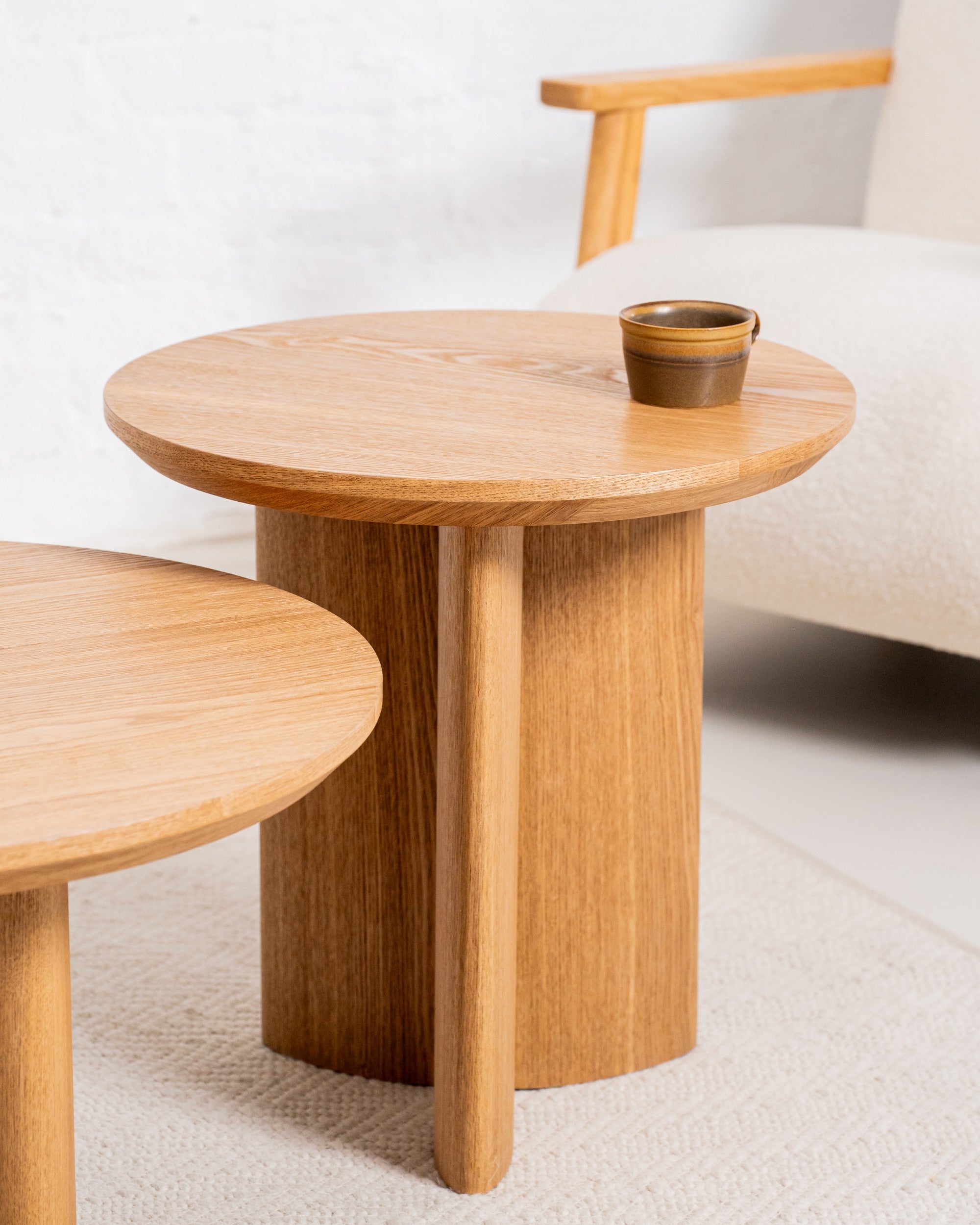 Timber Side Table Natural