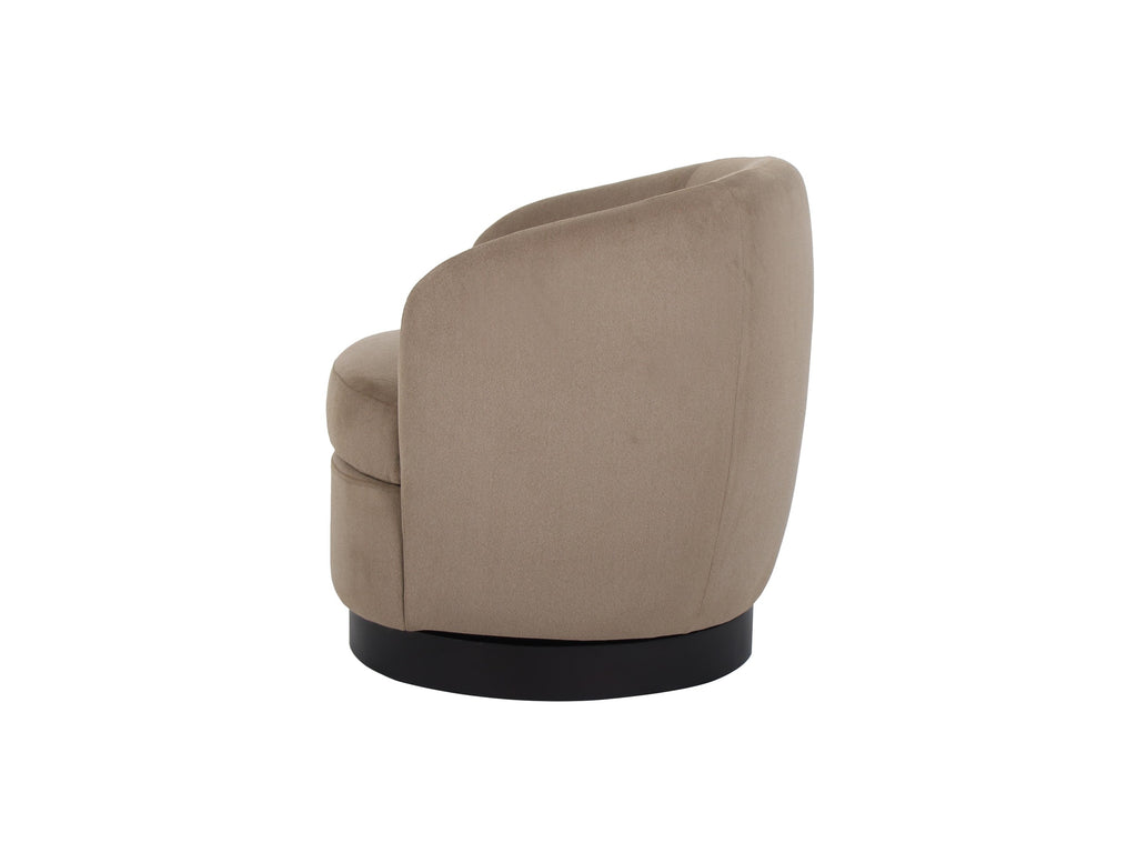 Lento Swivel Occasional Chair Latte
