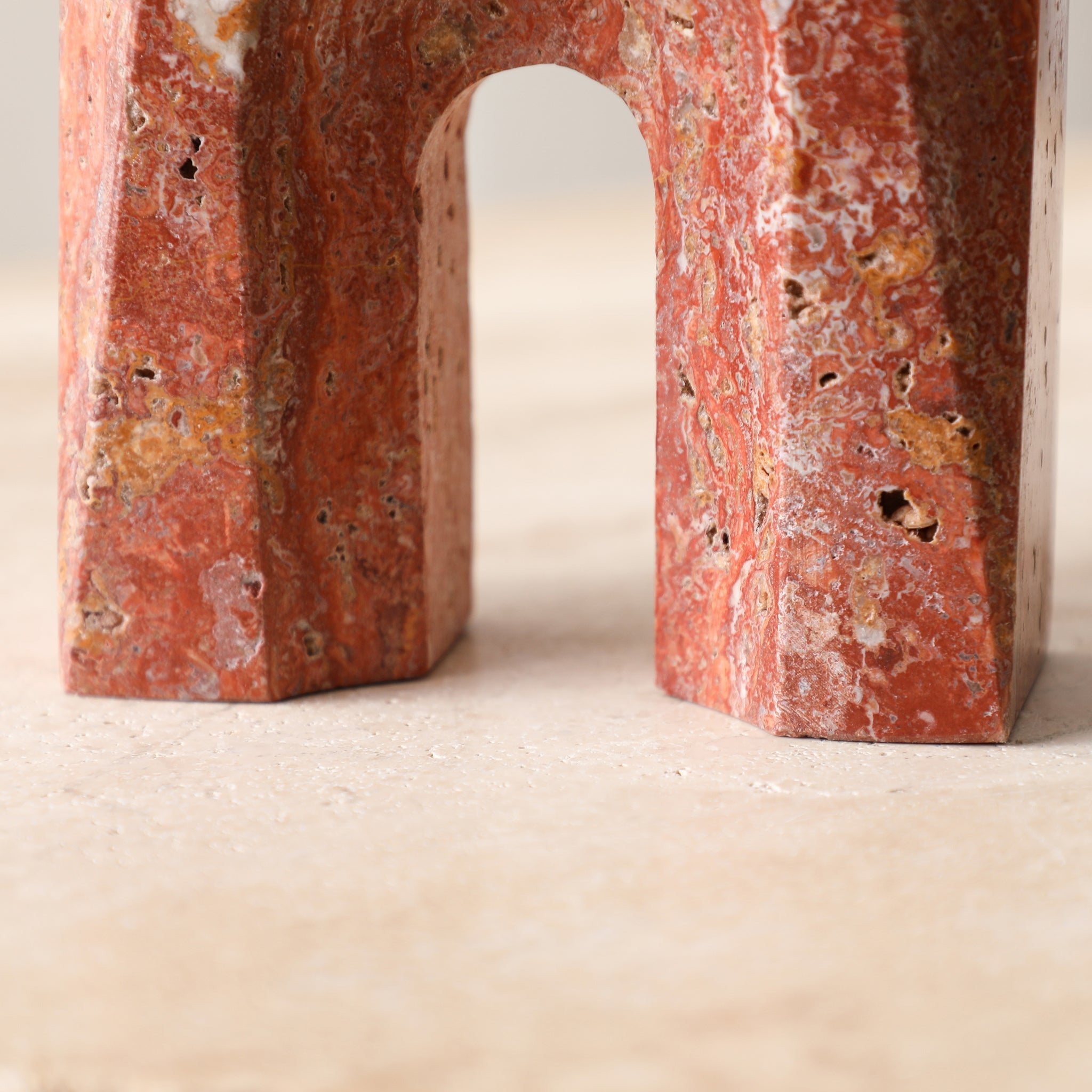 Arch Hight Marble Sclupture - Red