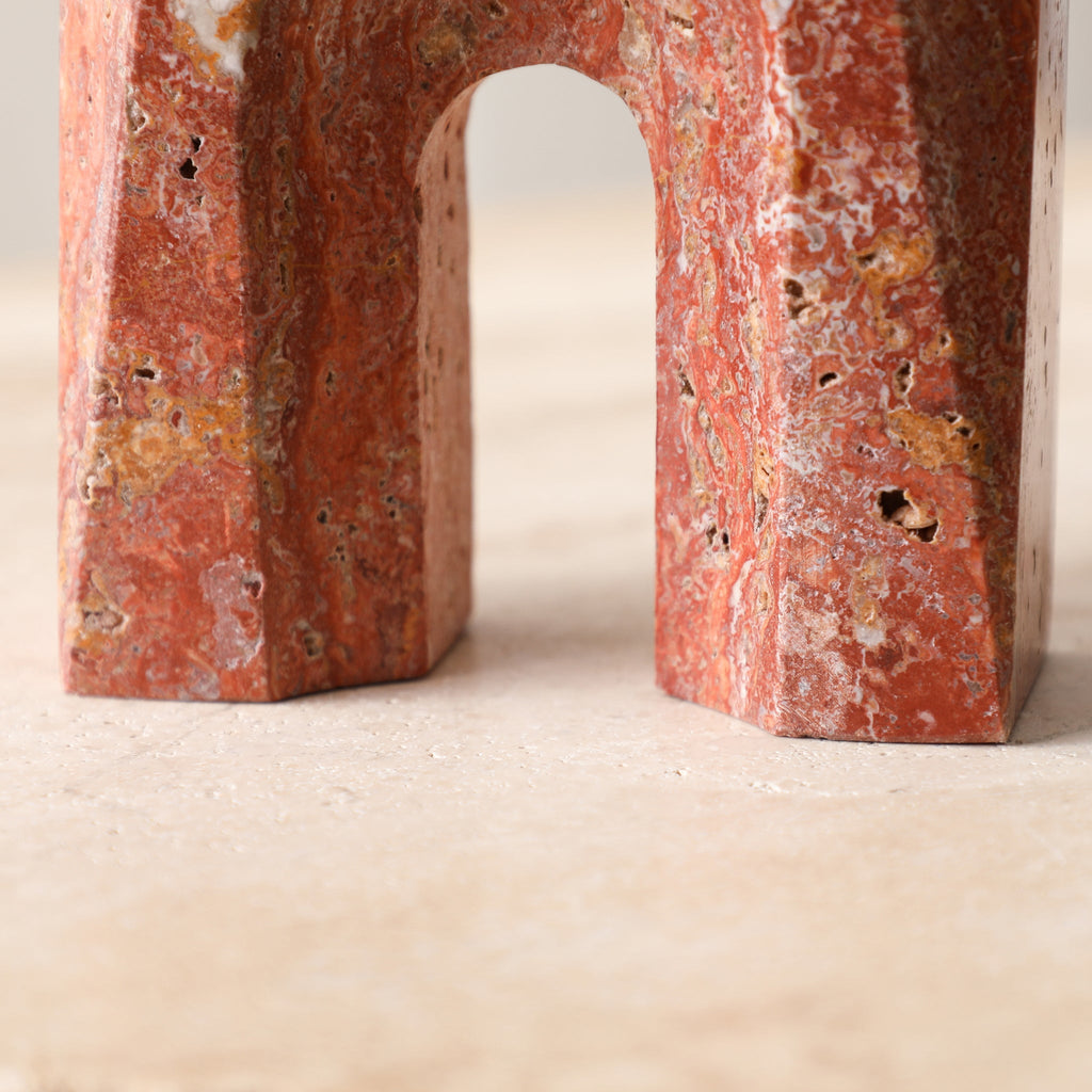 Arch Short Marble Sclupture - Red