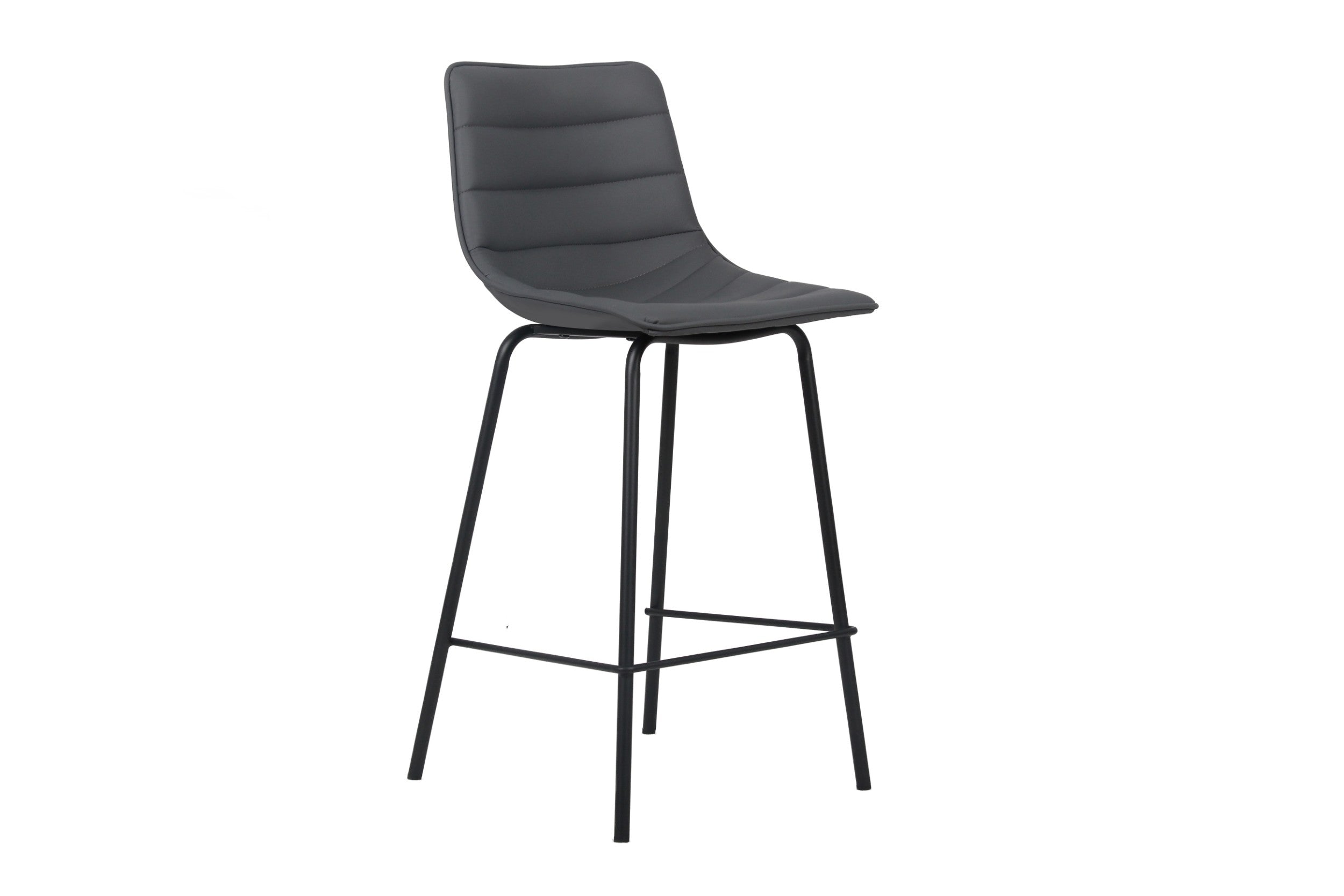 Drift Bar Stool Charcoal (Set of 2)