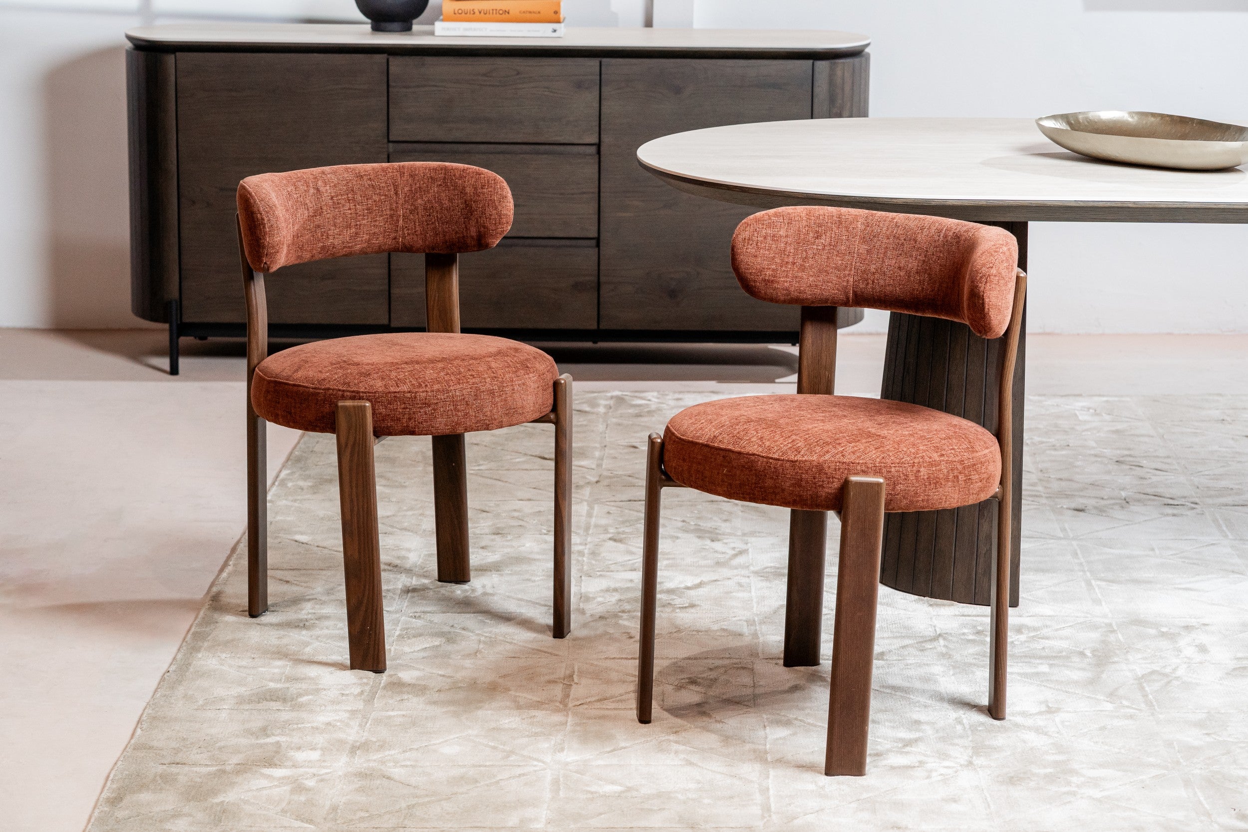 Terrace Dining Chair Rust (Set of 2)