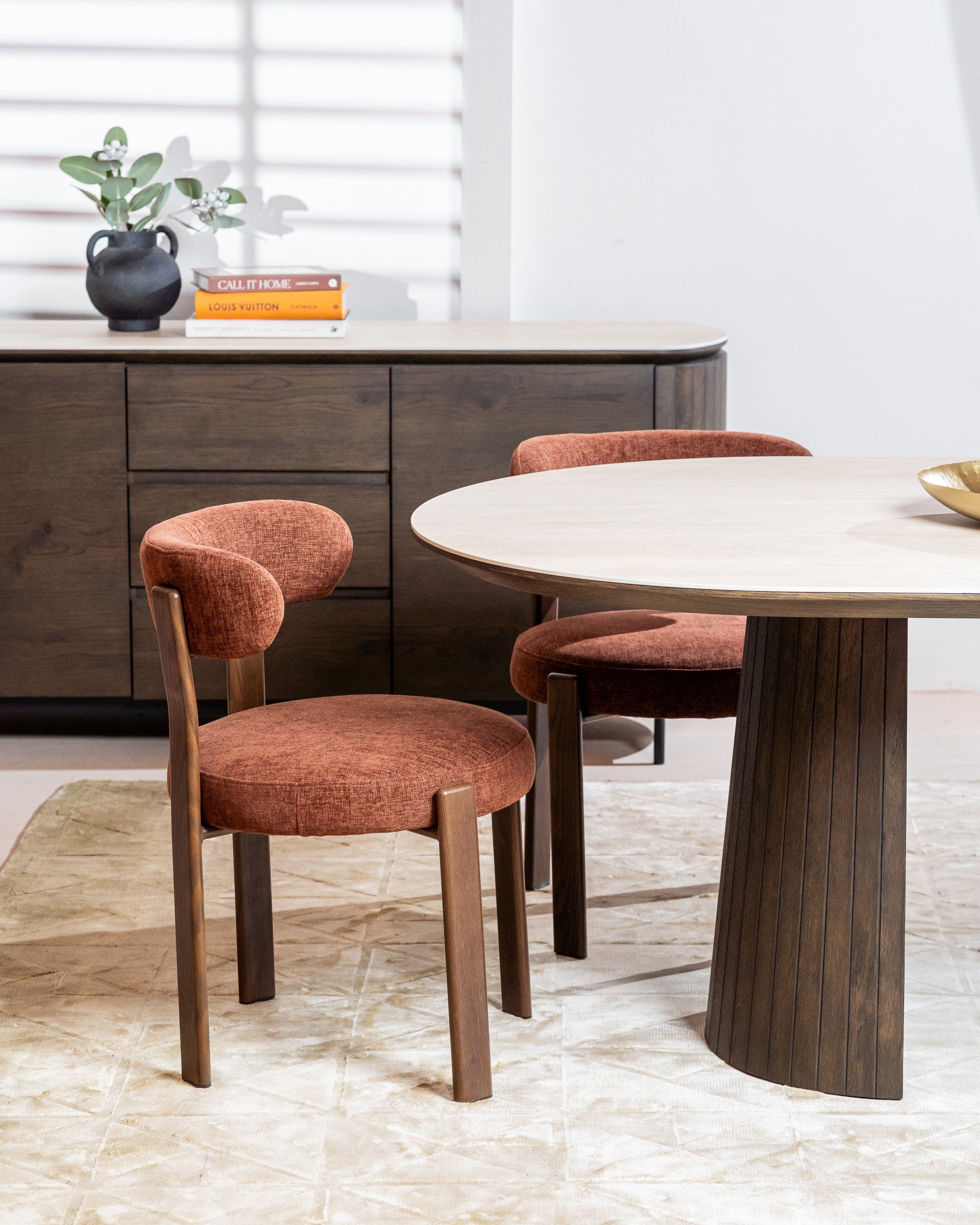 Terrace Dining Chair Rust (Set of 2)