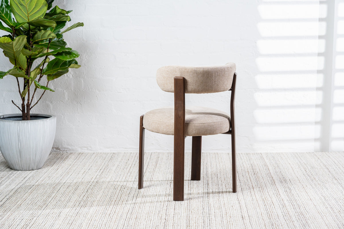 Carmelle Dining Chair Beige (Set of 2)