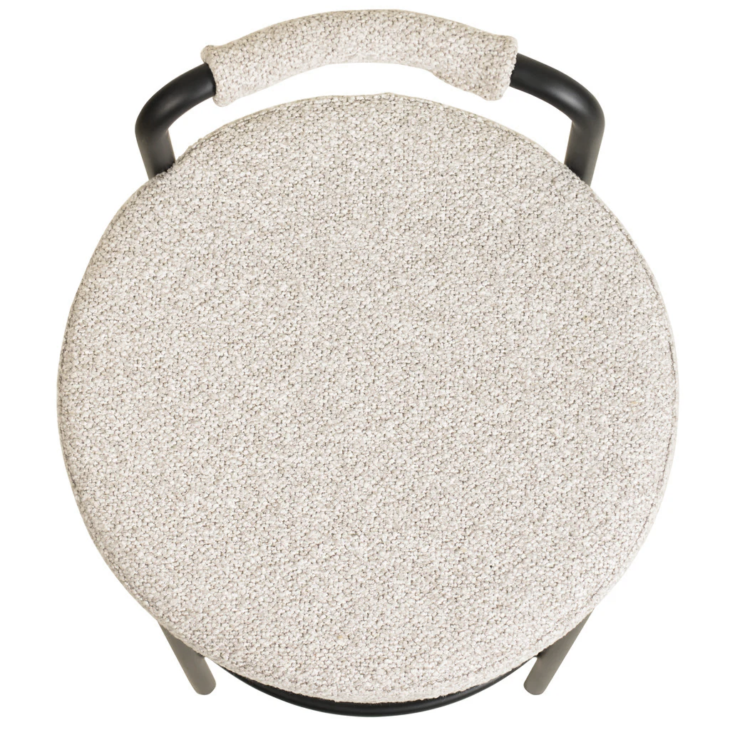 65cm Amalfi Bar Stool - Clay Grey (Set of 2)