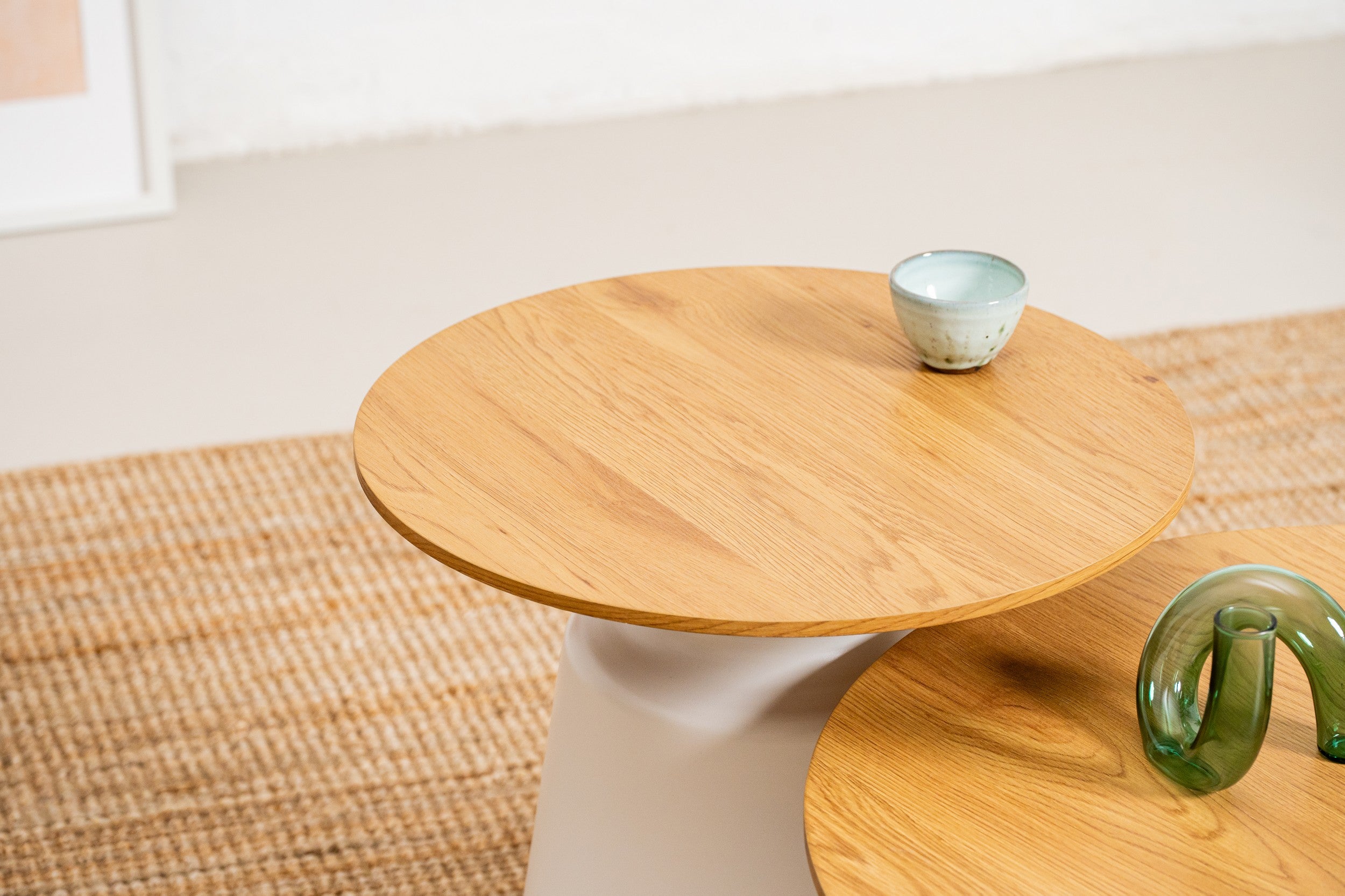 Alcove Coffee Table Set Oak