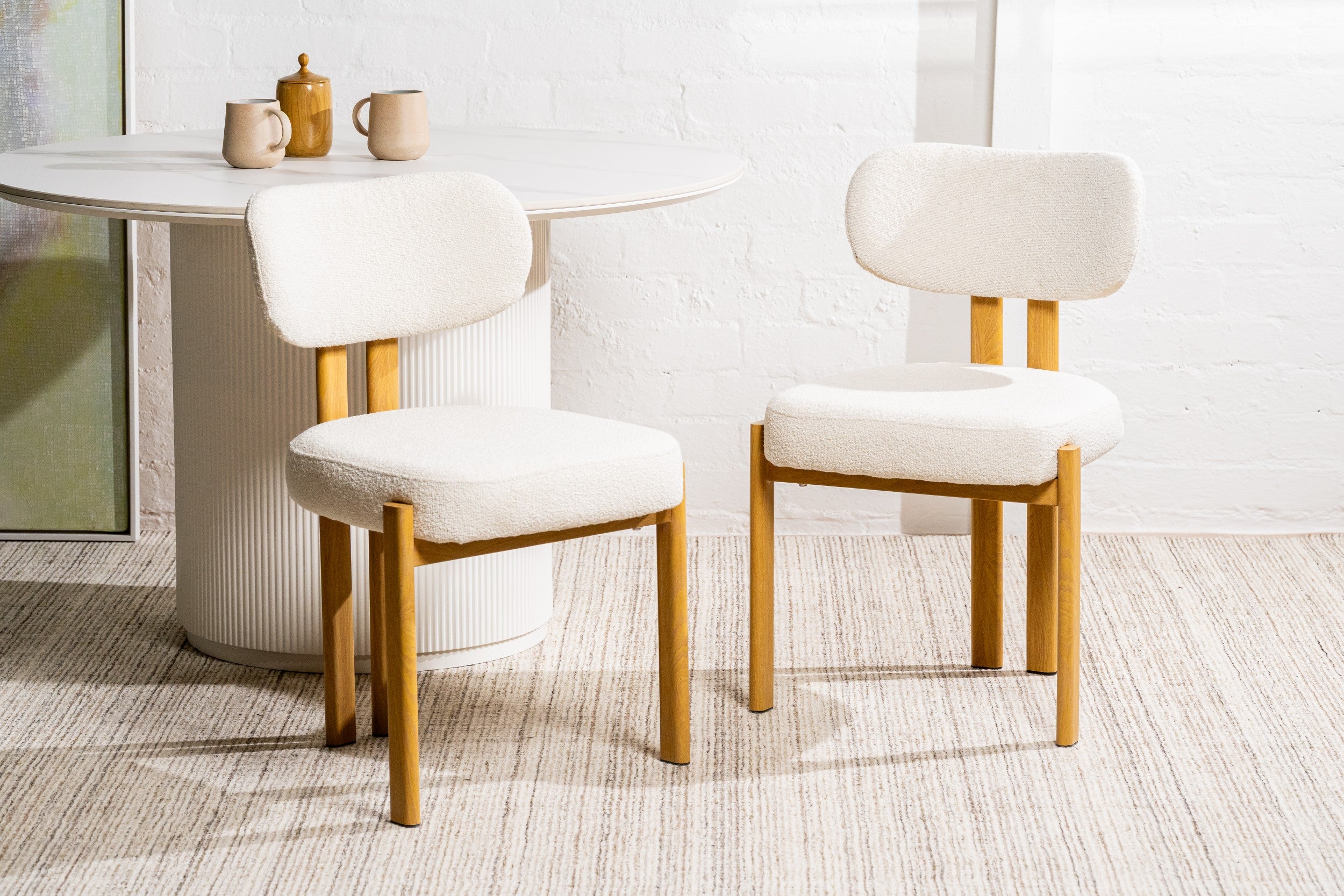 Palma Dining Chair Beige (Set of 2)
