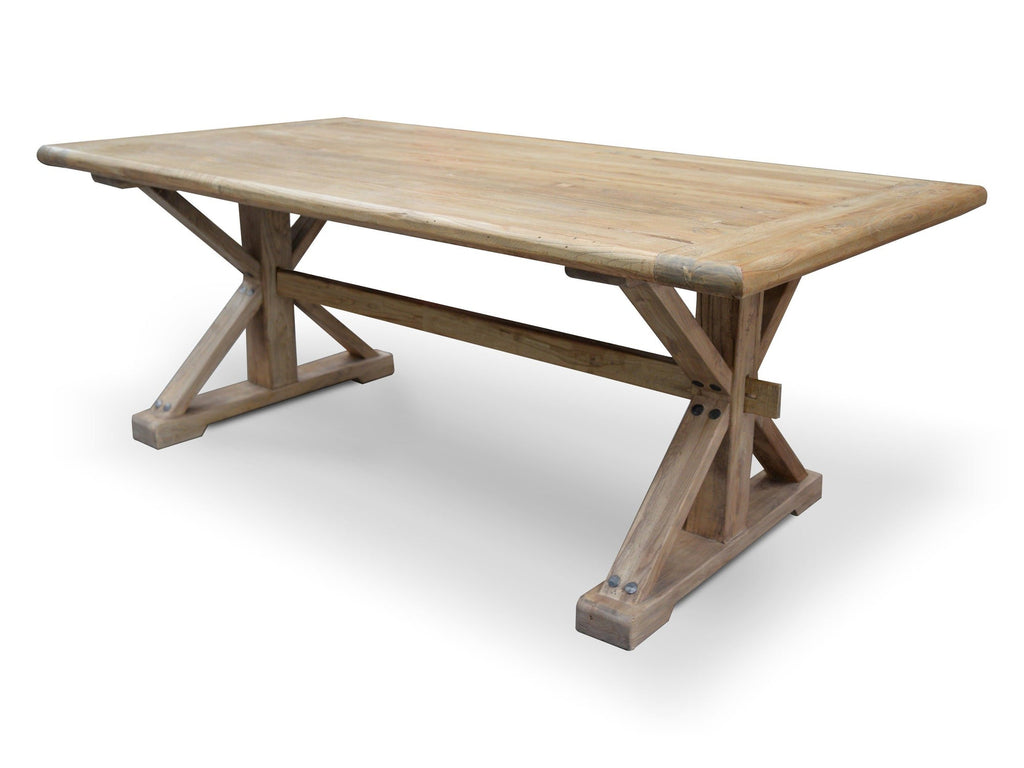 Siena Dining Table 1.98m - Rustic Natural