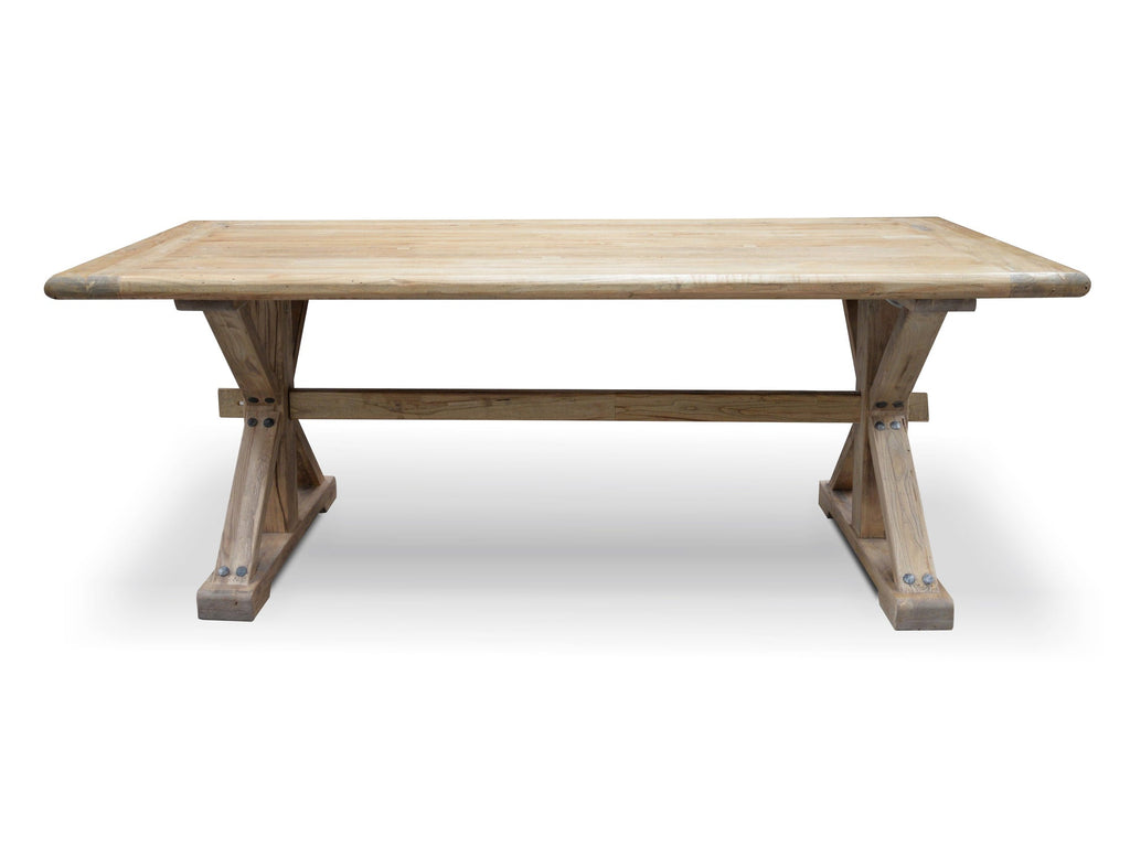 Siena Dining Table 1.98m - Rustic Natural