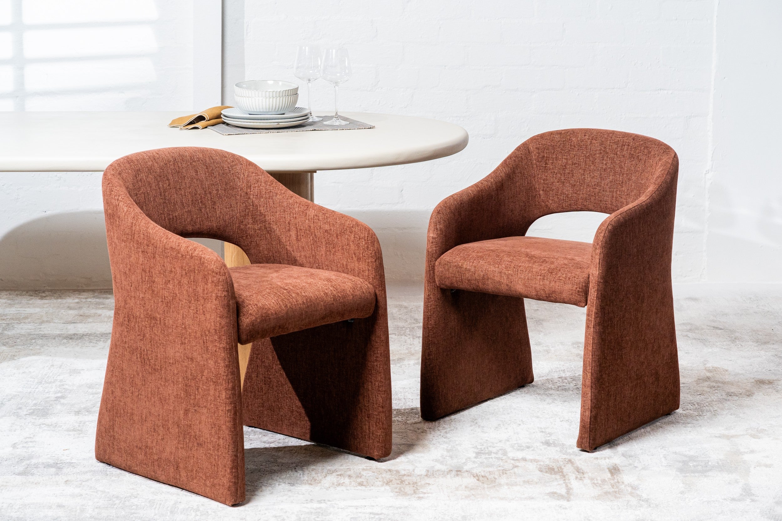 Sienna Dining Chair Rust (Set of 2)