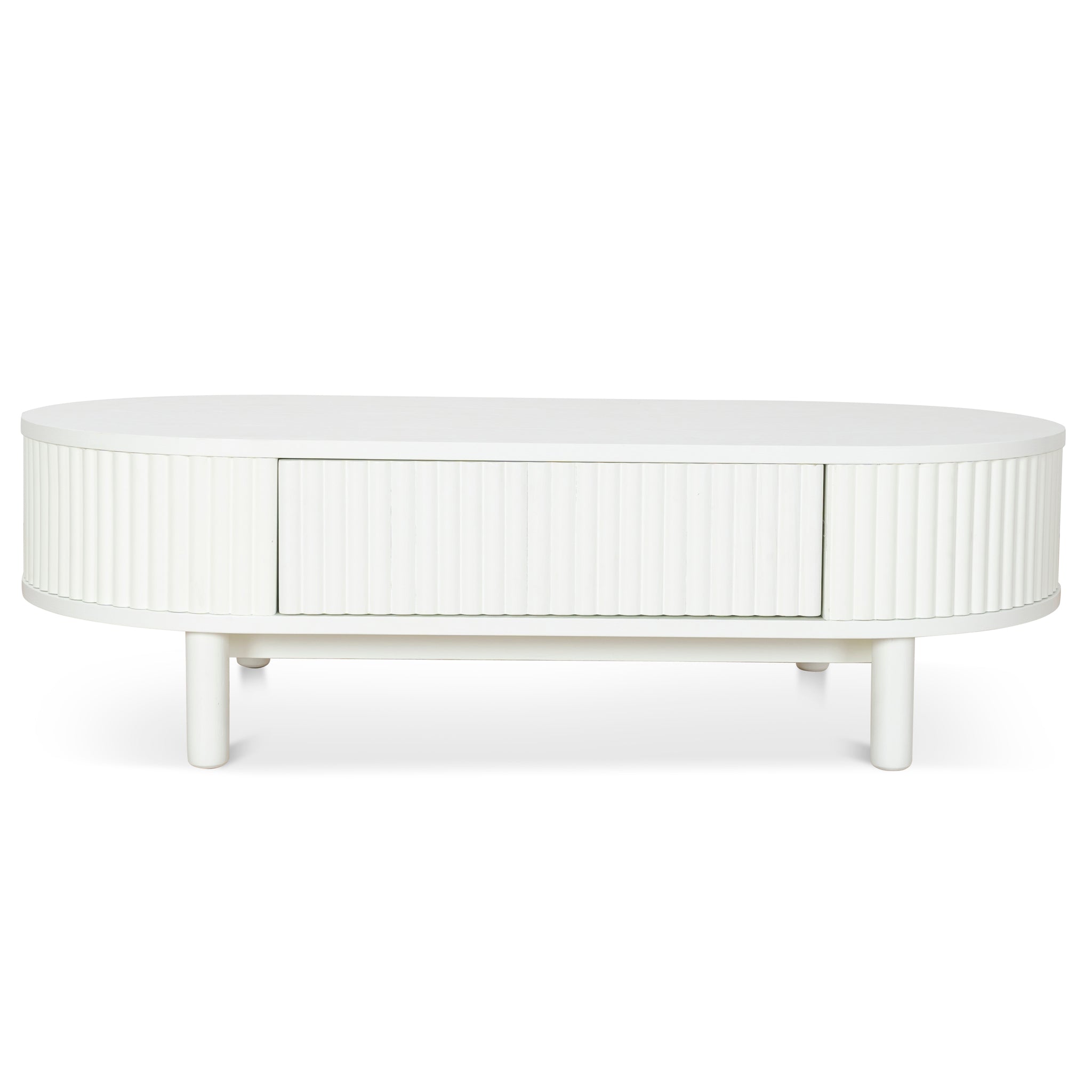 1.2m Venezia Coffee Table - Warm White