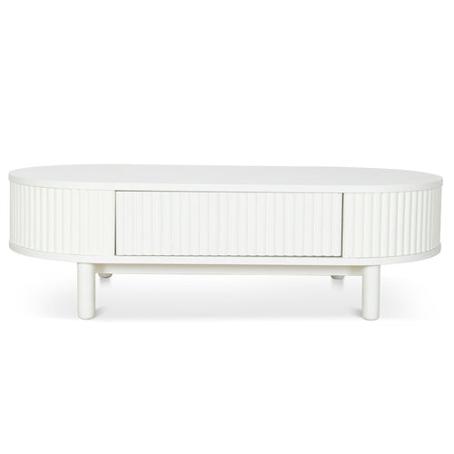 1.2m Venezia Coffee Table - Warm White