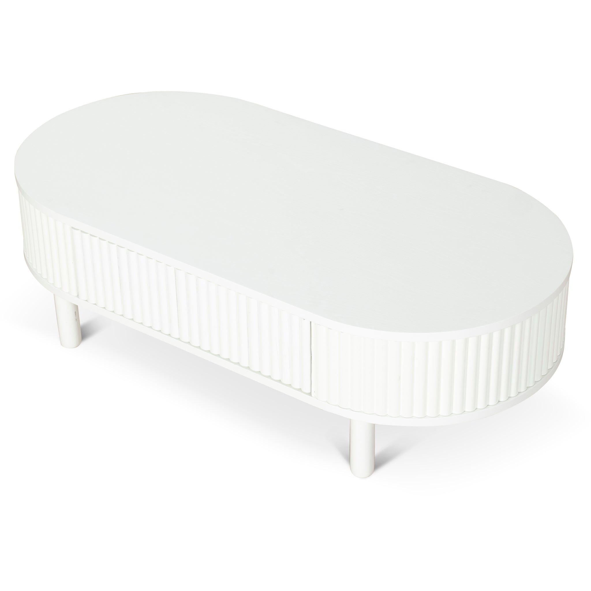 1.2m Venezia Coffee Table - Warm White