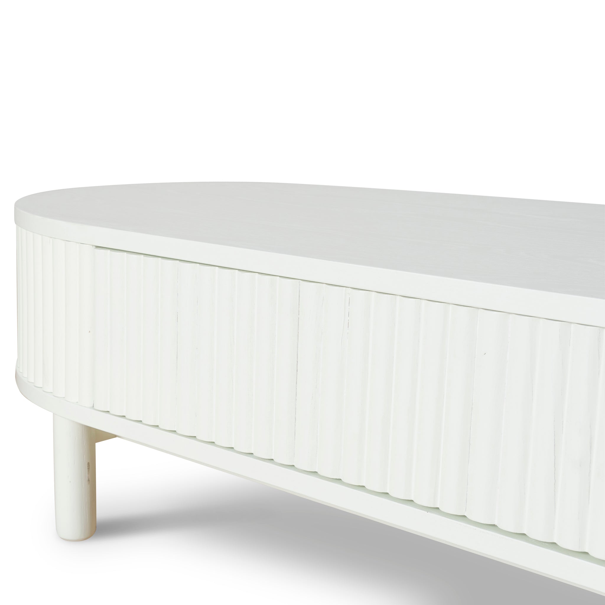 1.2m Venezia Coffee Table - Warm White