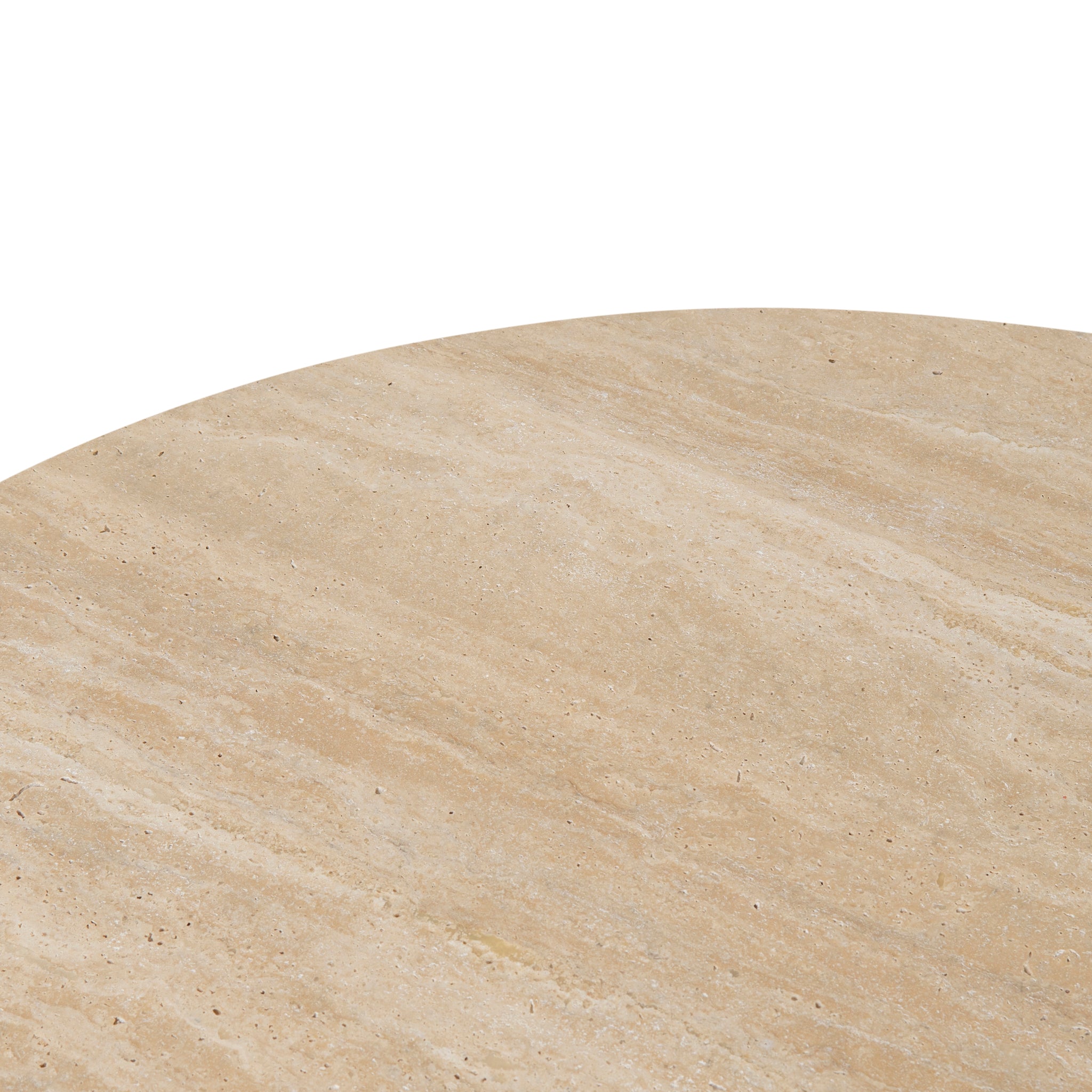1.2m Oval Travertine Venezia Coffee Table - Natural