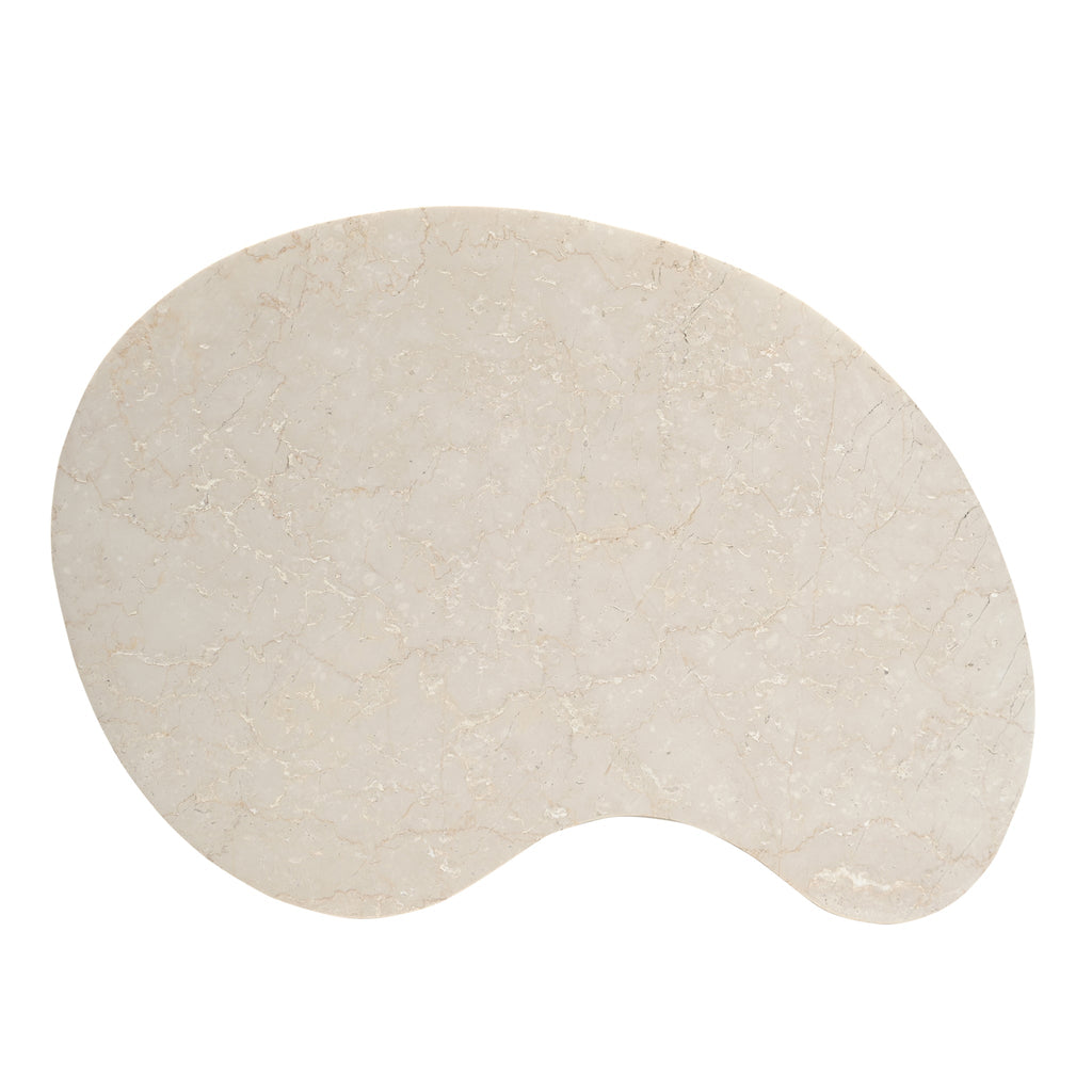 1.04m Marble Venezia Coffee Table - Walnut
