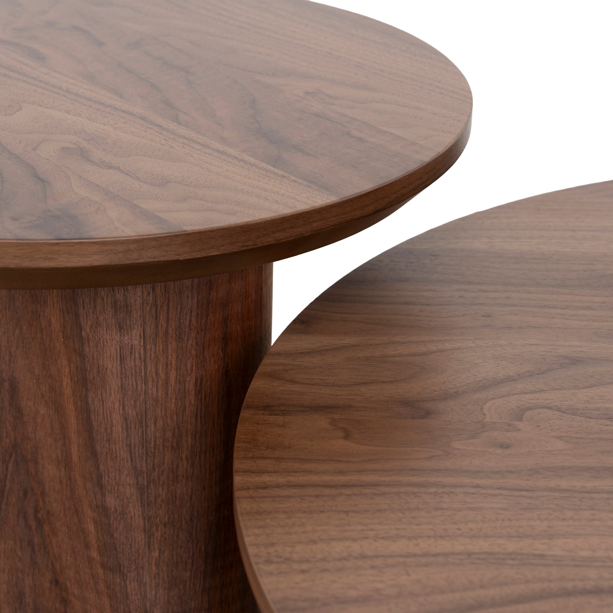 Nested Venezia Coffee Table - Light Walnut
