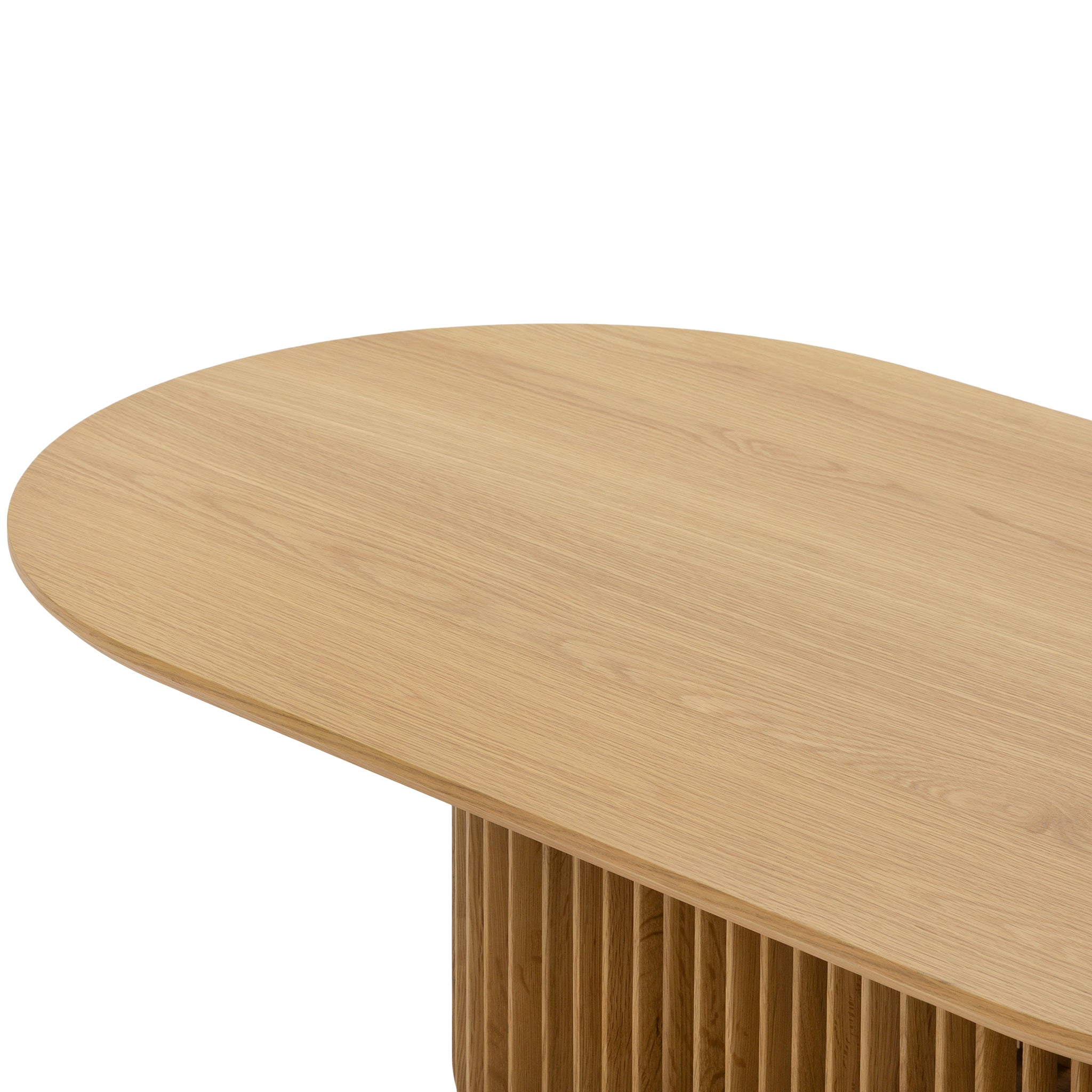 1.3m Oval Venezia Coffee Table - Natural