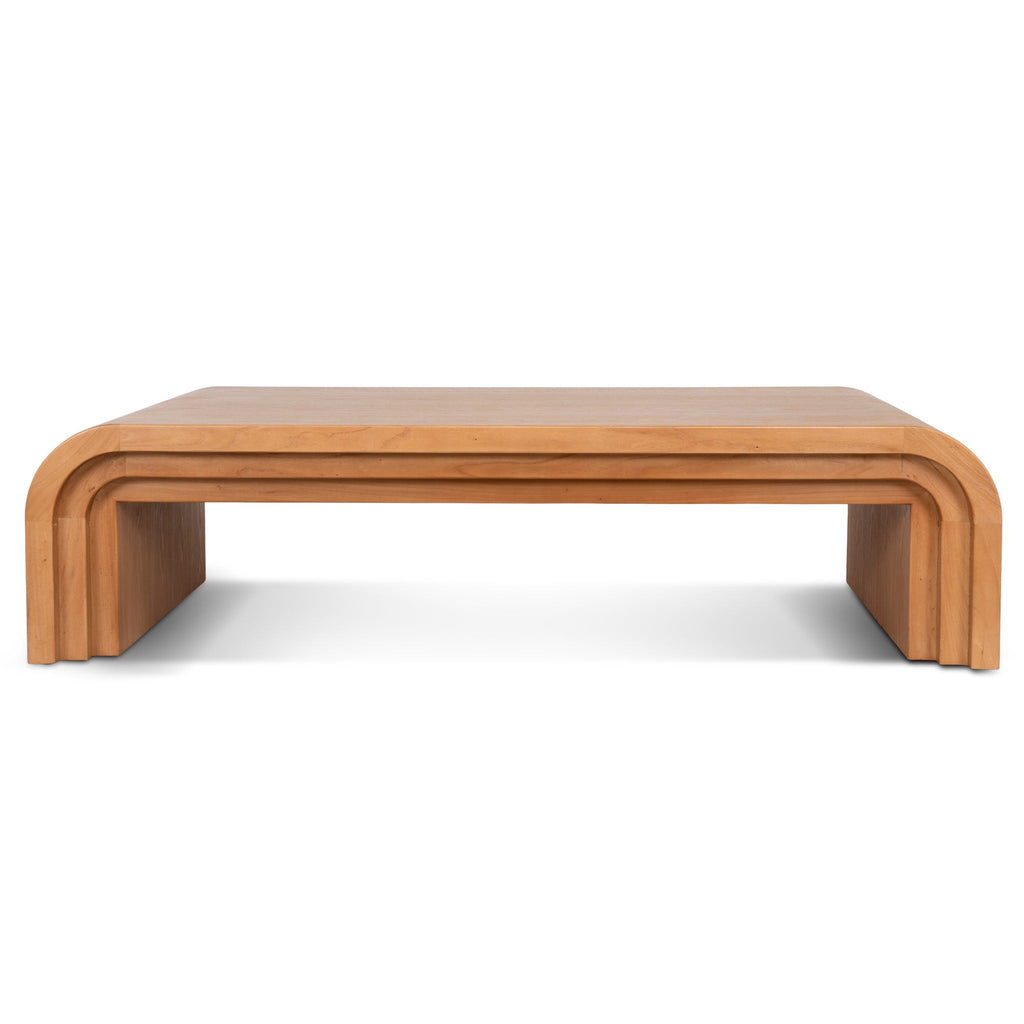 1.4m Elm Venezia Coffee Table - Natural