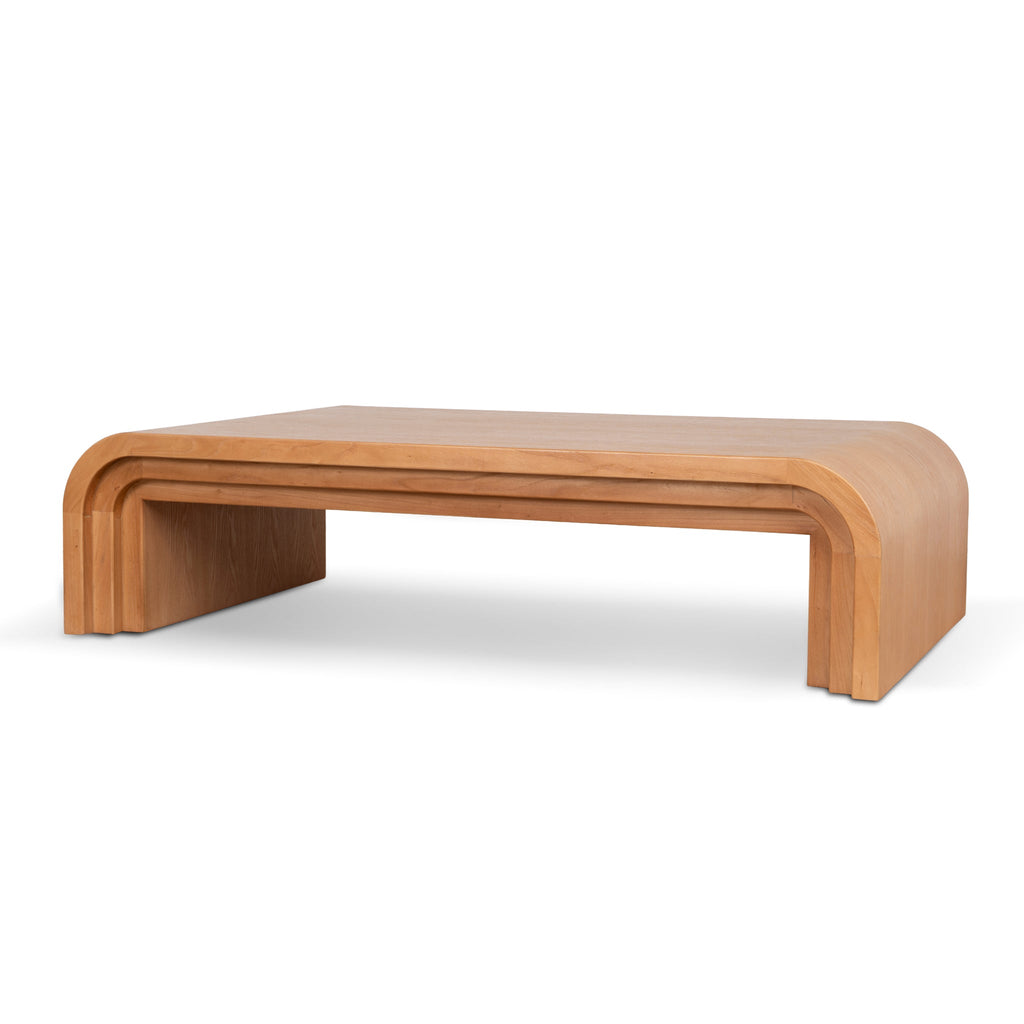 1.4m Elm Venezia Coffee Table - Natural