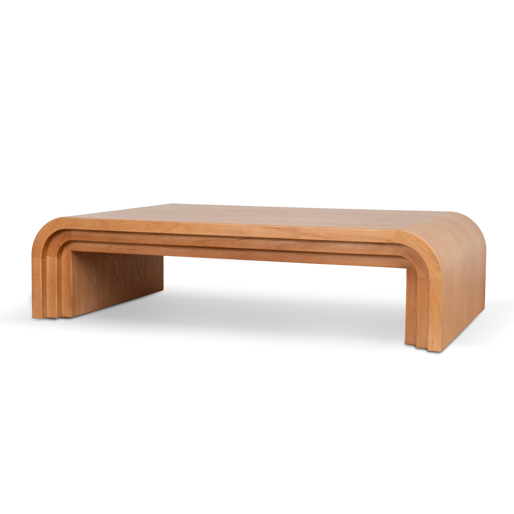 1.4m Elm Venezia Coffee Table - Natural