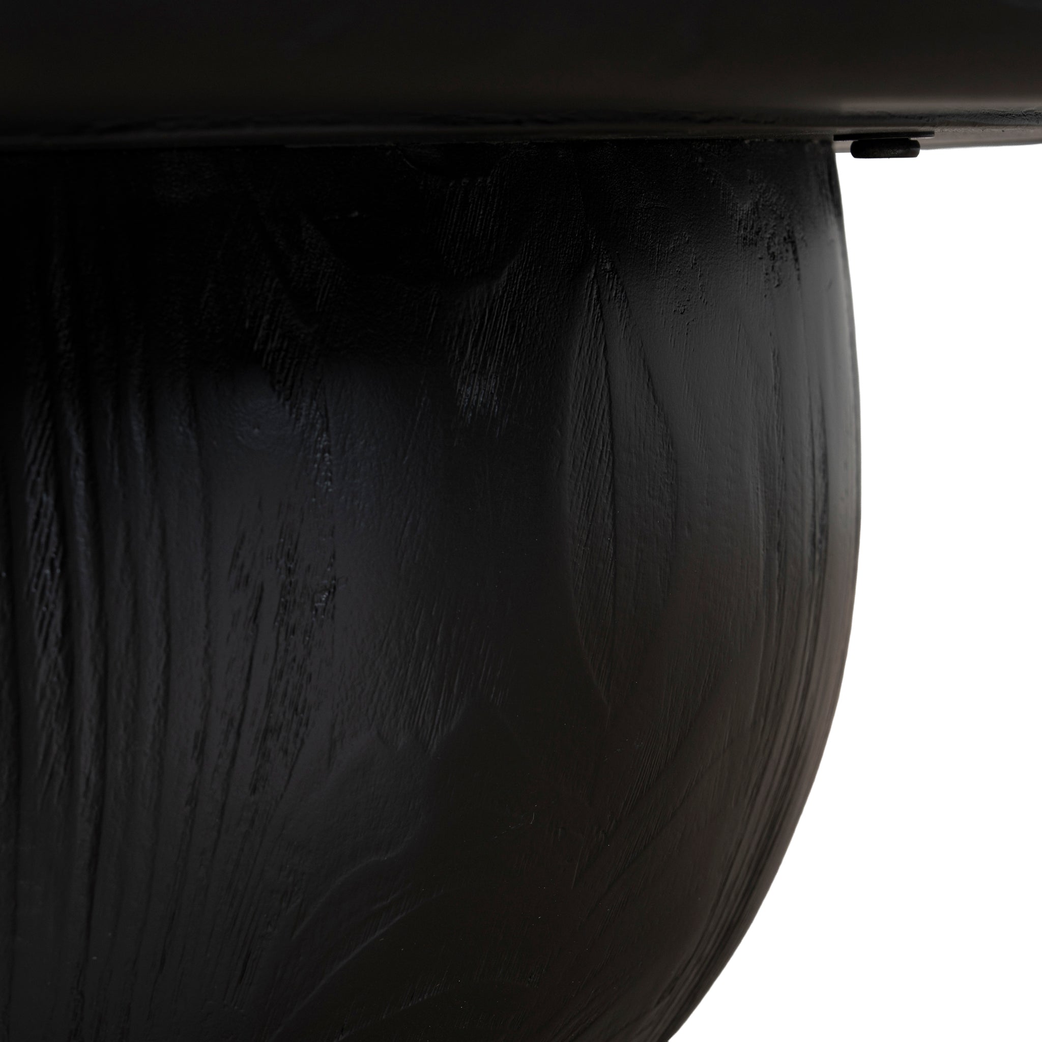 1.3m Elm Venezia Coffee Table - Full Black