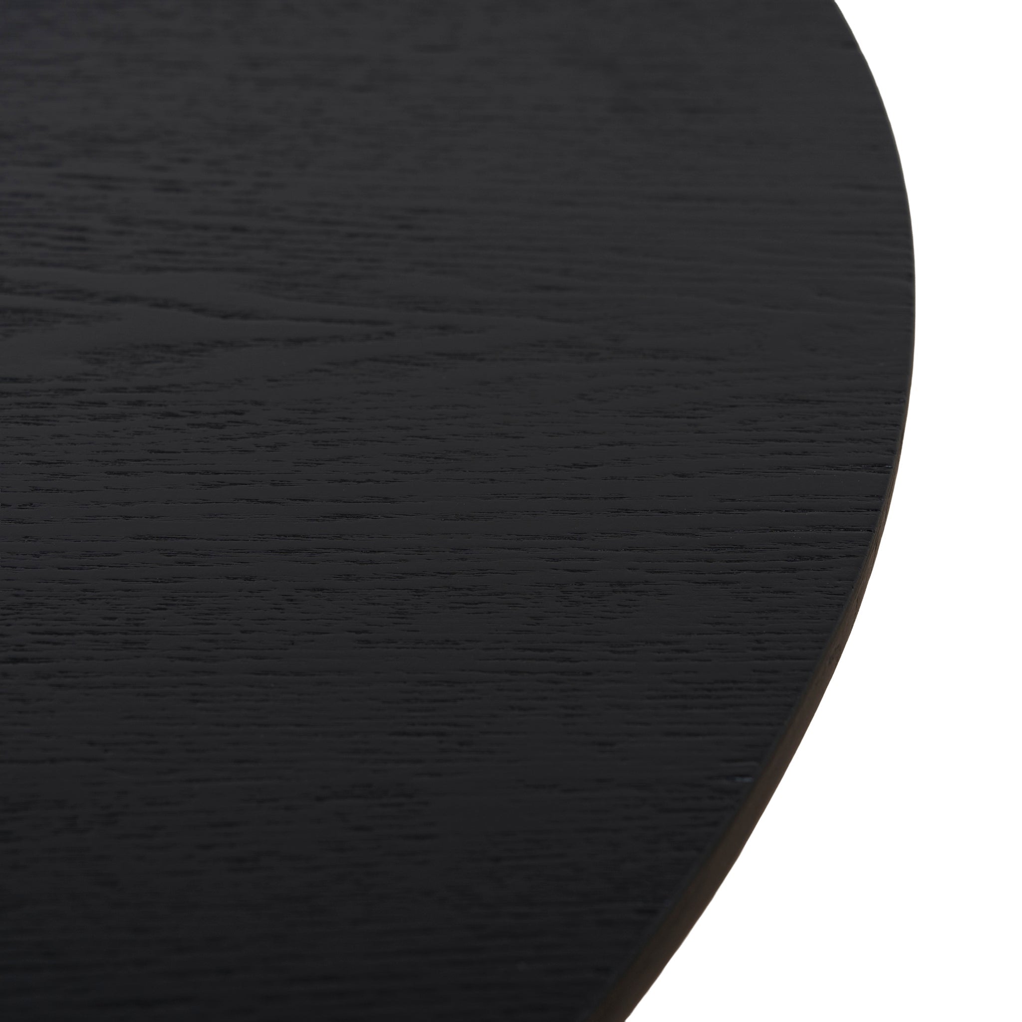 1.3m Elm Venezia Coffee Table - Full Black