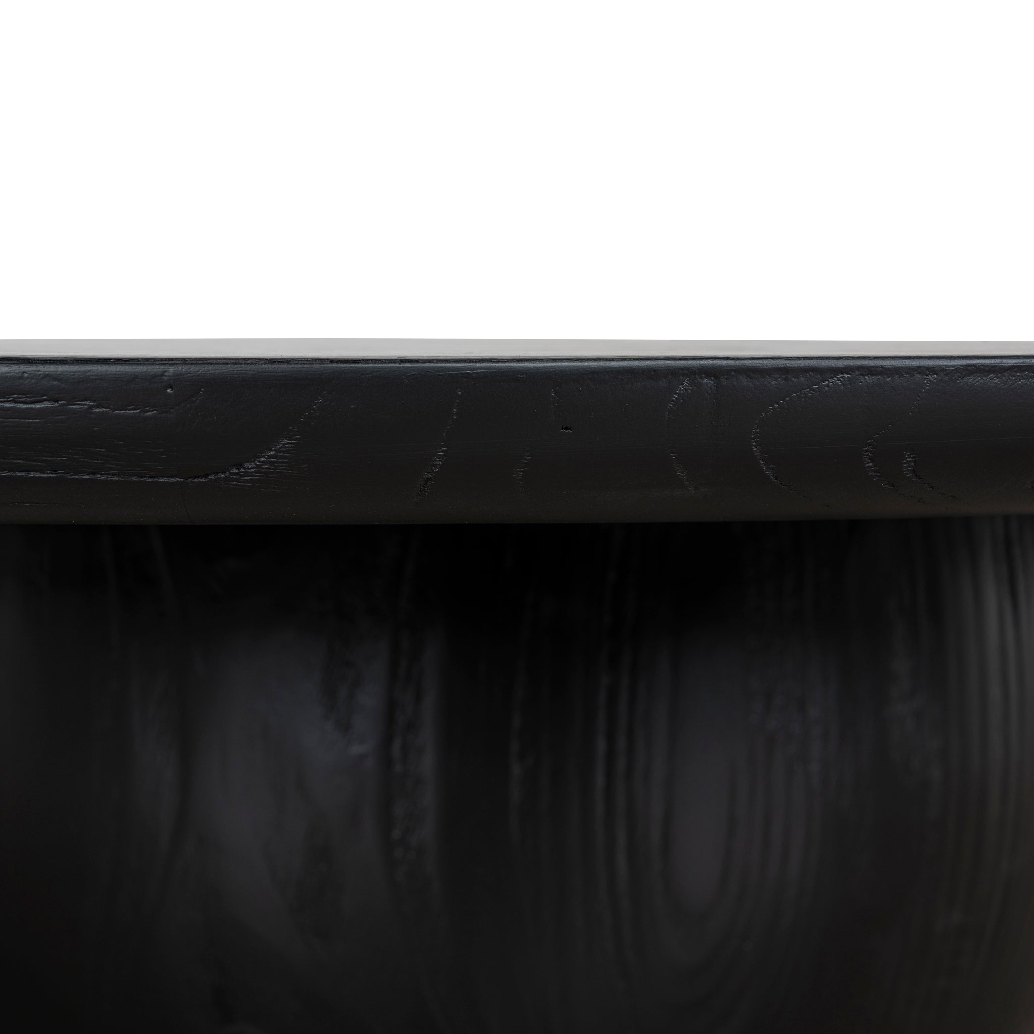1.3m Elm Venezia Coffee Table - Full Black