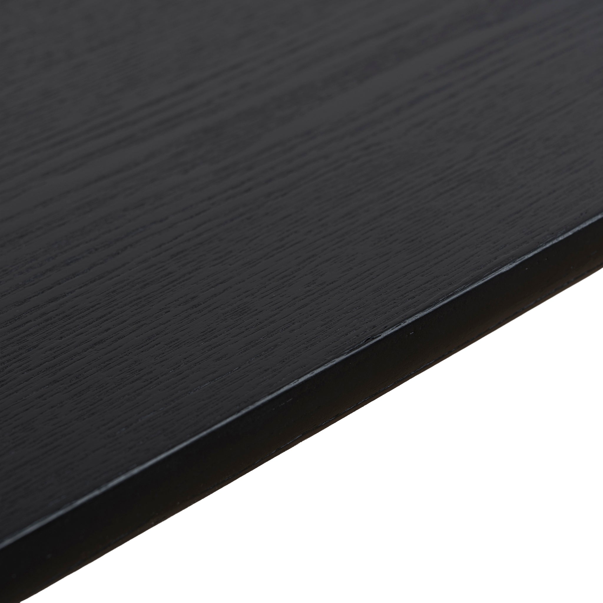 1.3m Elm Venezia Coffee Table - Full Black