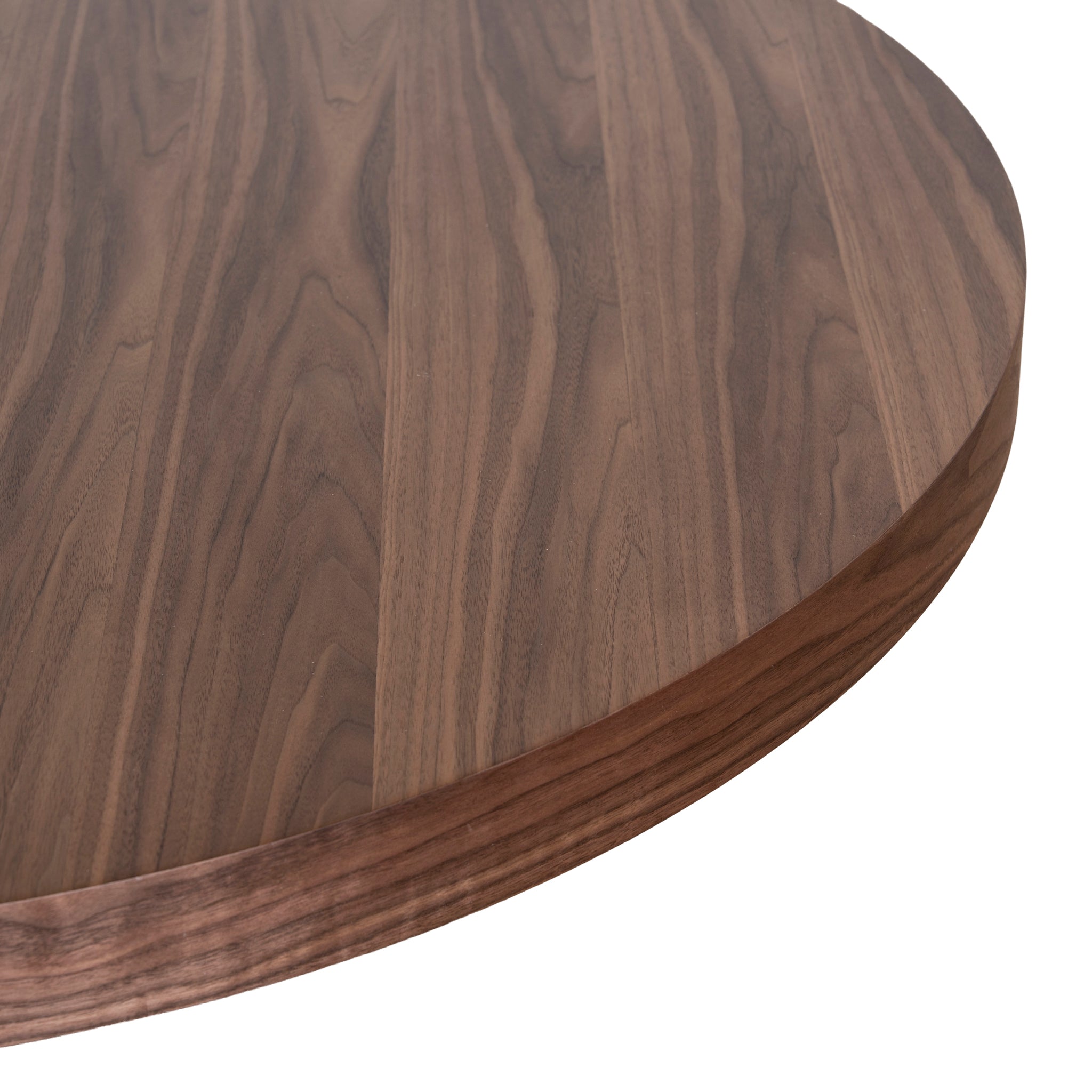 1.1m Round Venezia Coffee Table - Walnut