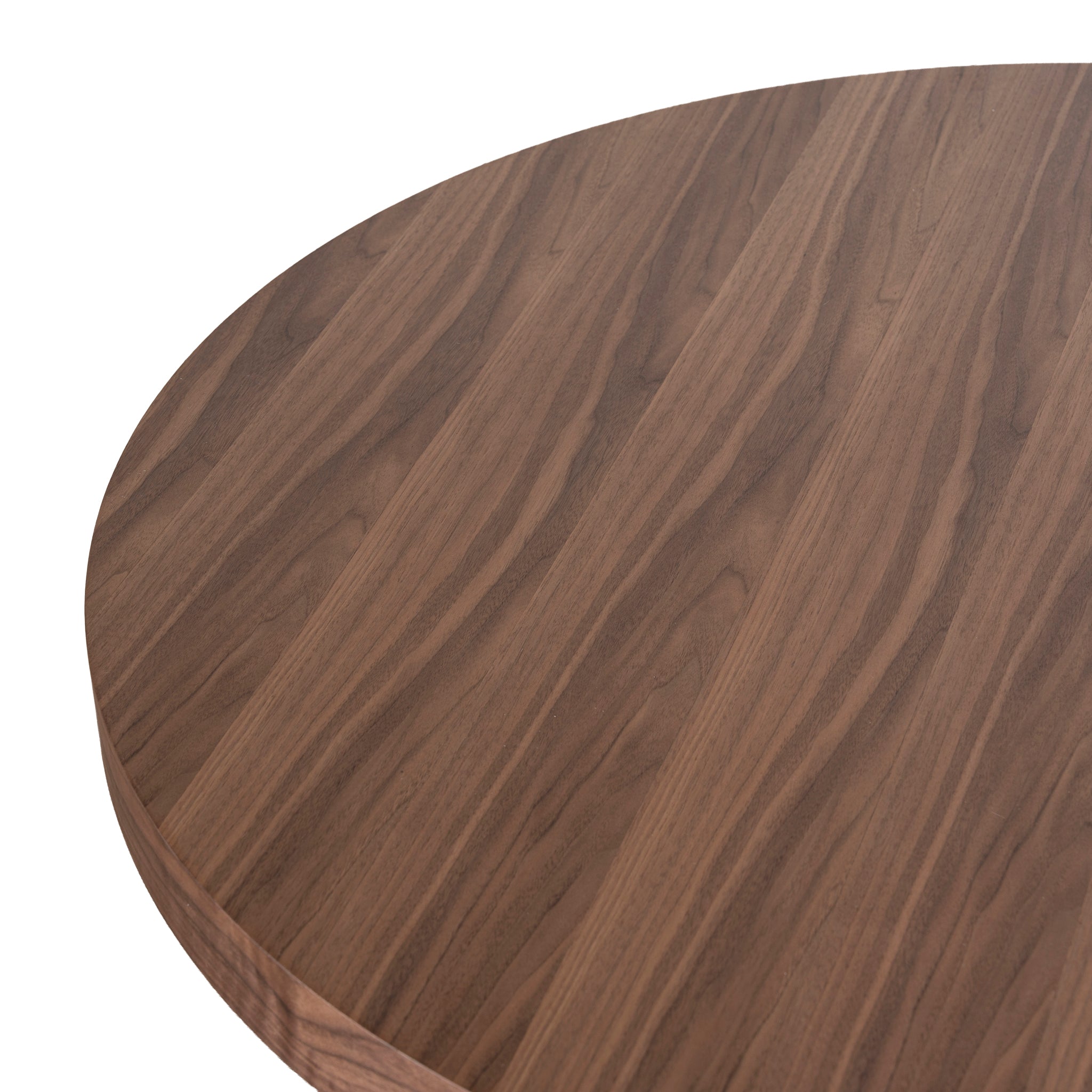1.1m Round Venezia Coffee Table - Walnut