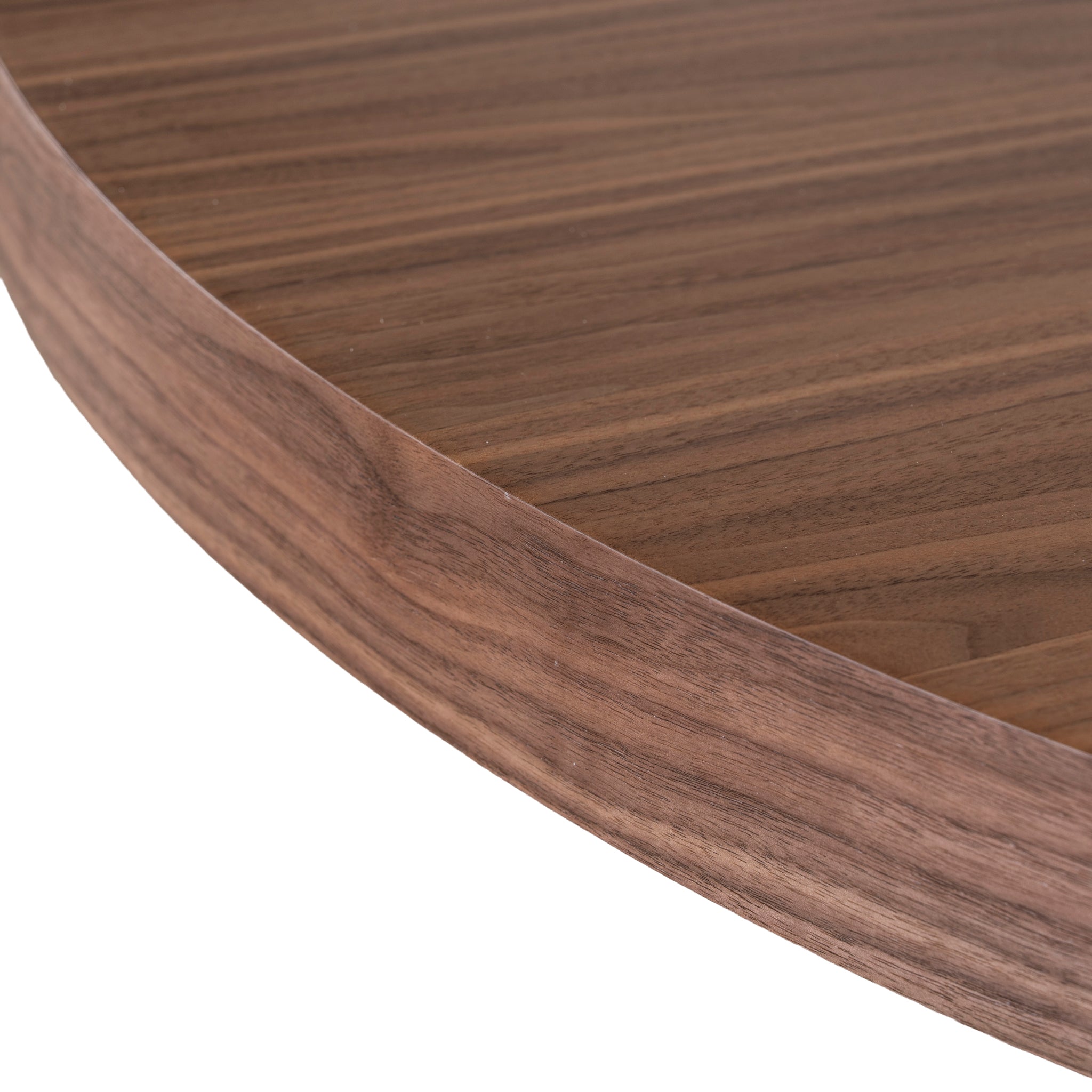 1.1m Round Venezia Coffee Table - Walnut