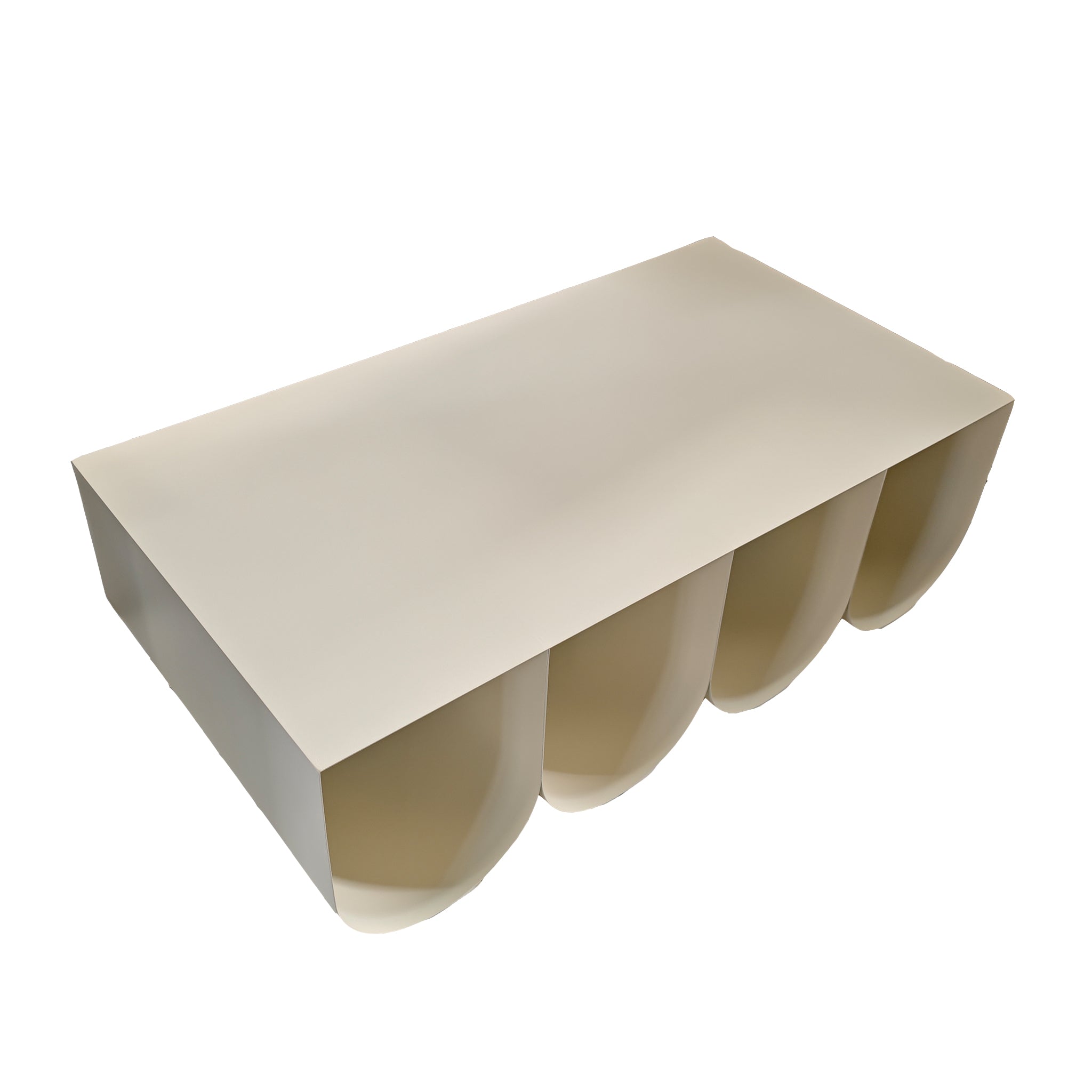 1.1cm Venezia Coffee Table - Ivory White