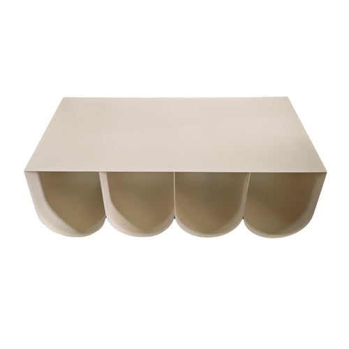 1.1cm Venezia Coffee Table - Ivory White