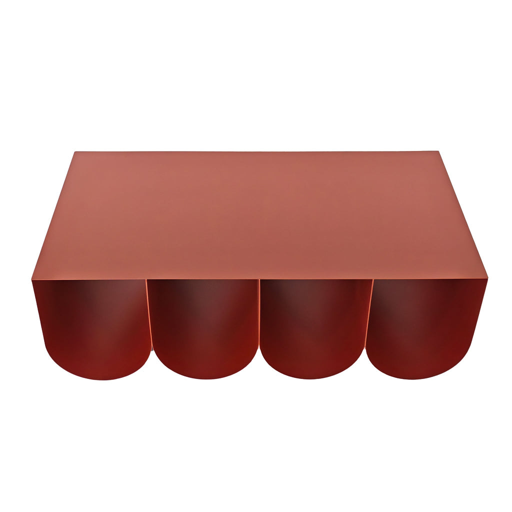 1.1cm Venezia Coffee Table - Burgundy Red