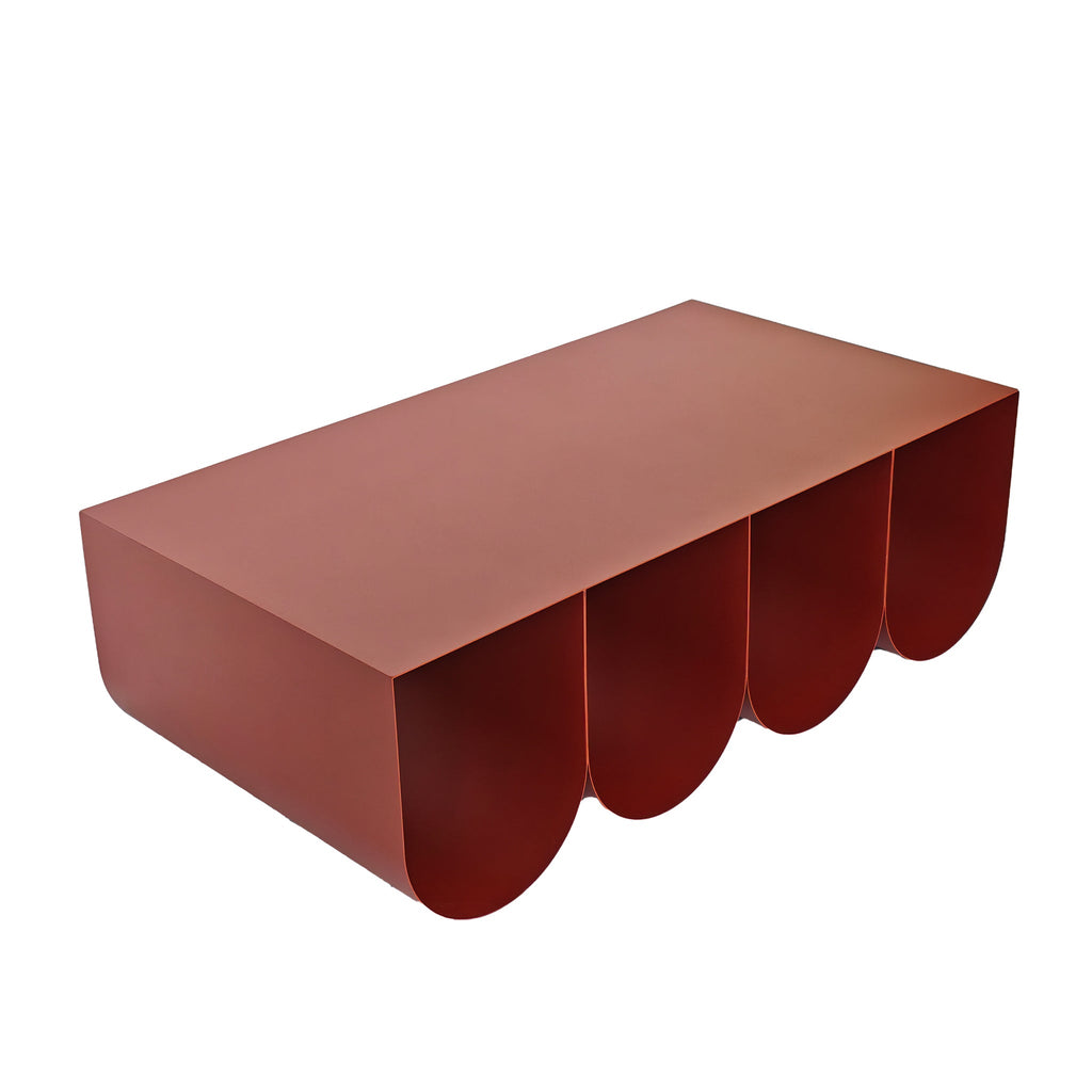 1.1cm Venezia Coffee Table - Burgundy Red
