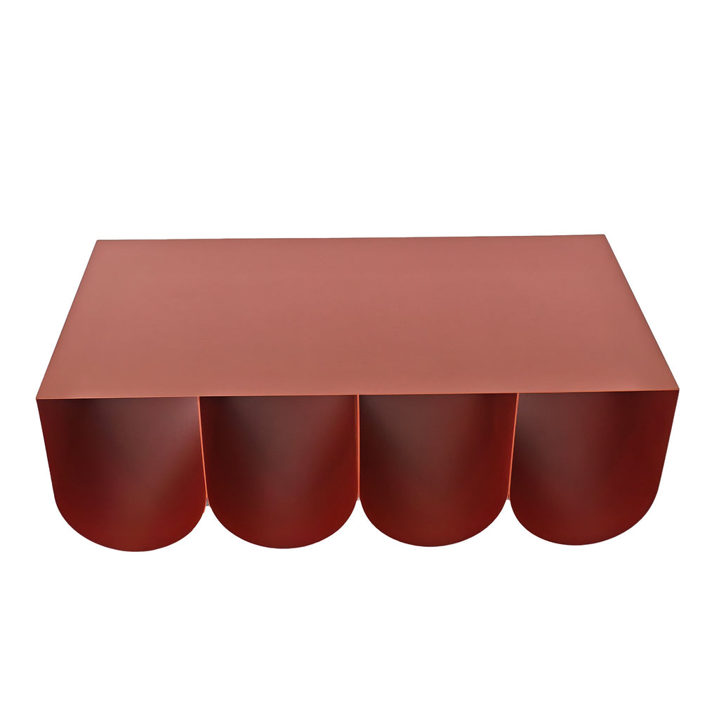 1.1cm Venezia Coffee Table - Burgundy Red