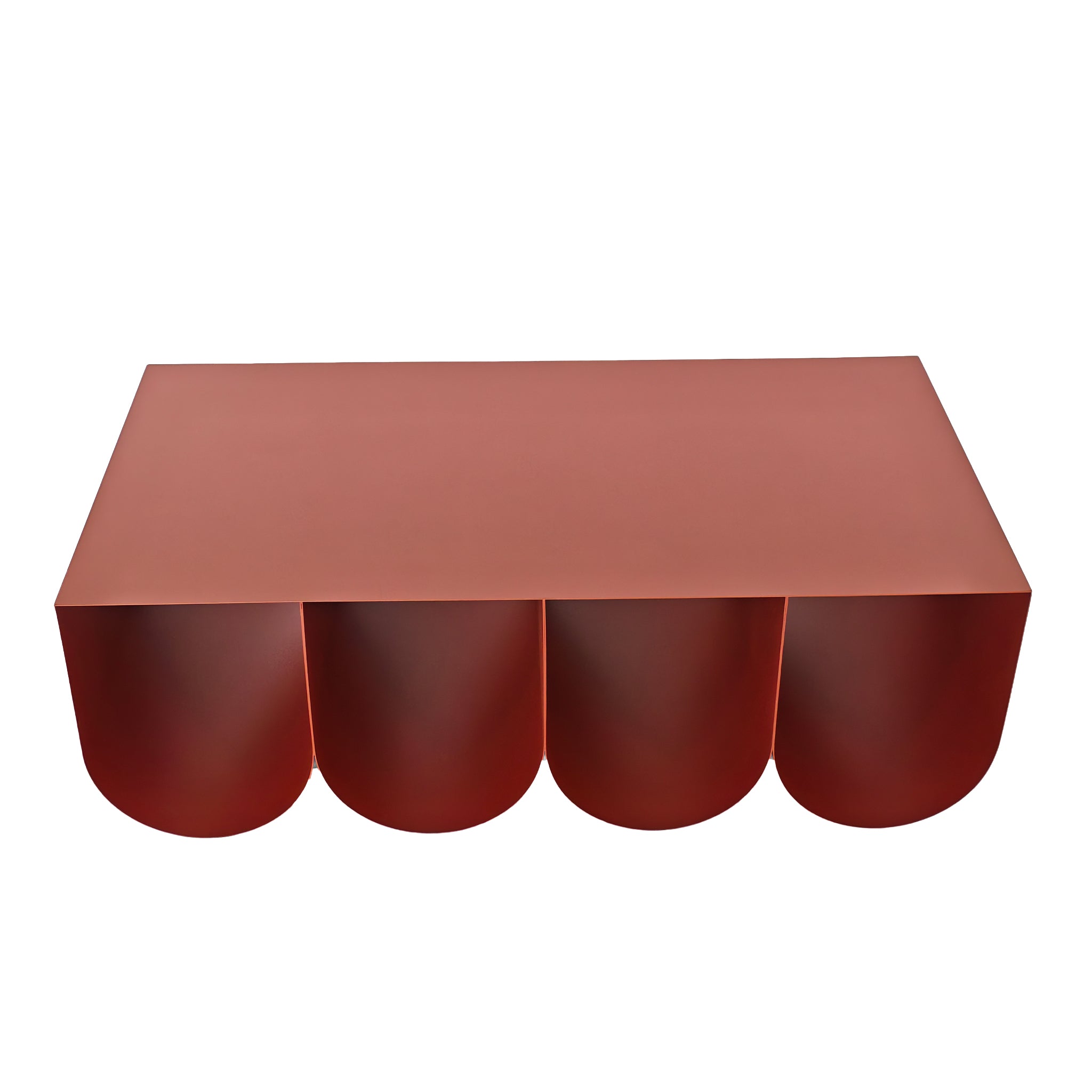 1.1cm Venezia Coffee Table - Burgundy Red