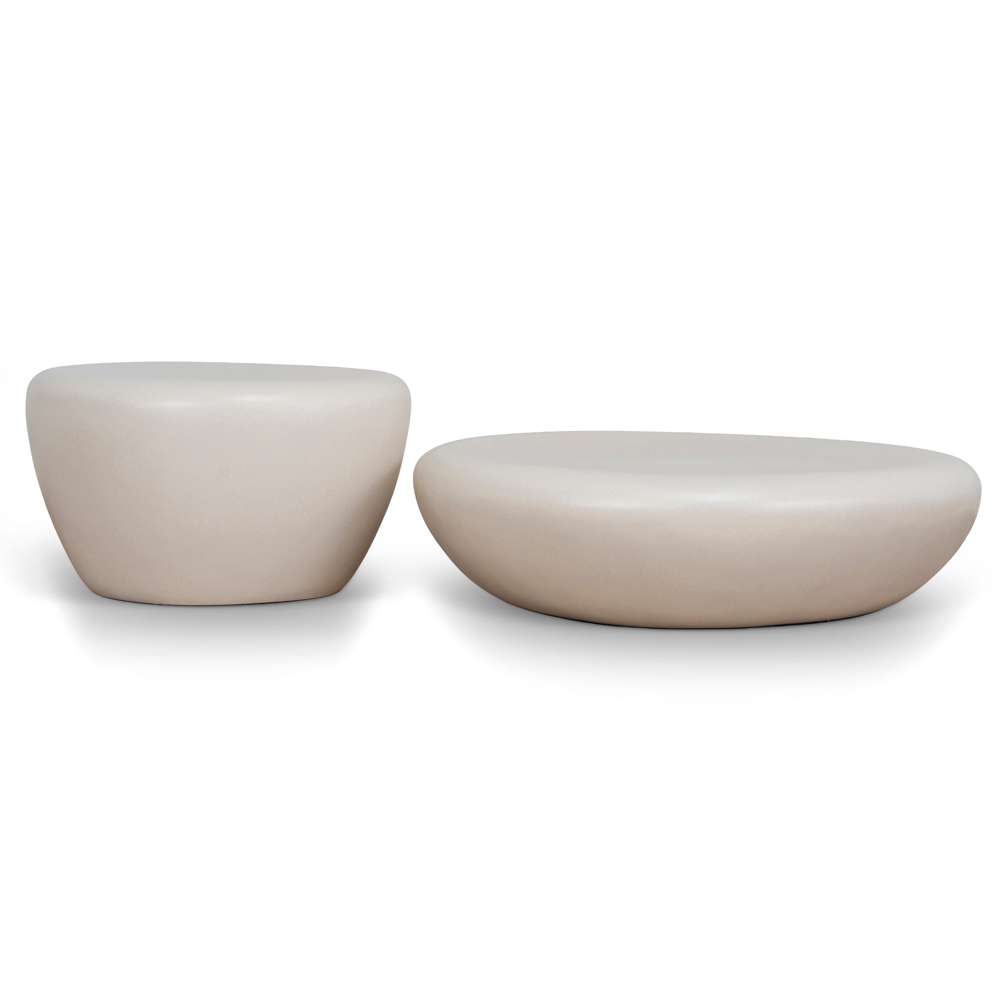 Nested Venezia Coffee Table - Ivory Beige