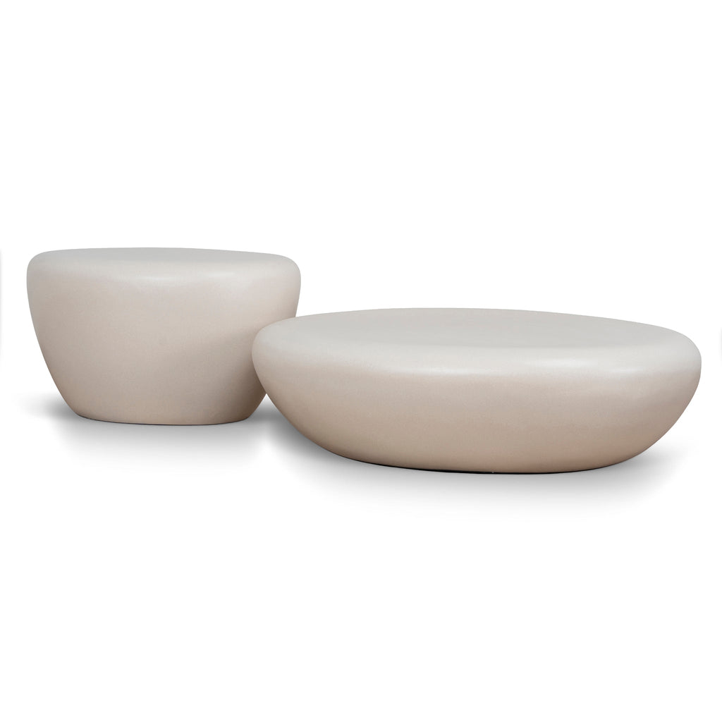 Nested Venezia Coffee Table - Ivory Beige