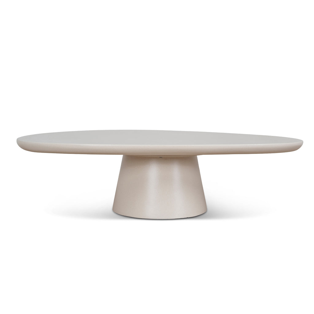 1.4m Venezia Coffee Table - Ivory Beige