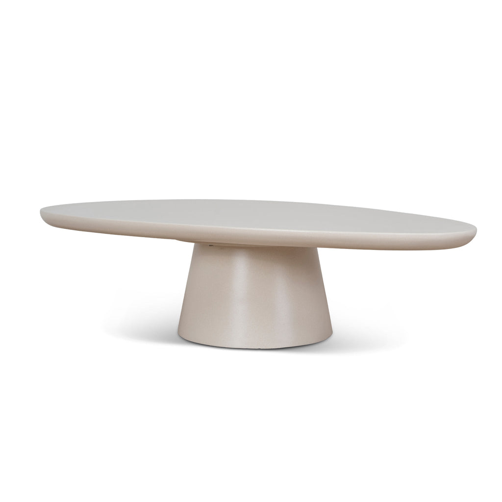 1.4m Venezia Coffee Table - Ivory Beige