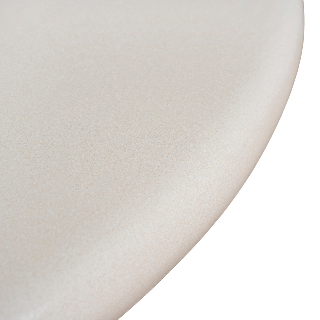 80cm Round Venezia Coffee Table - Ivory Beige