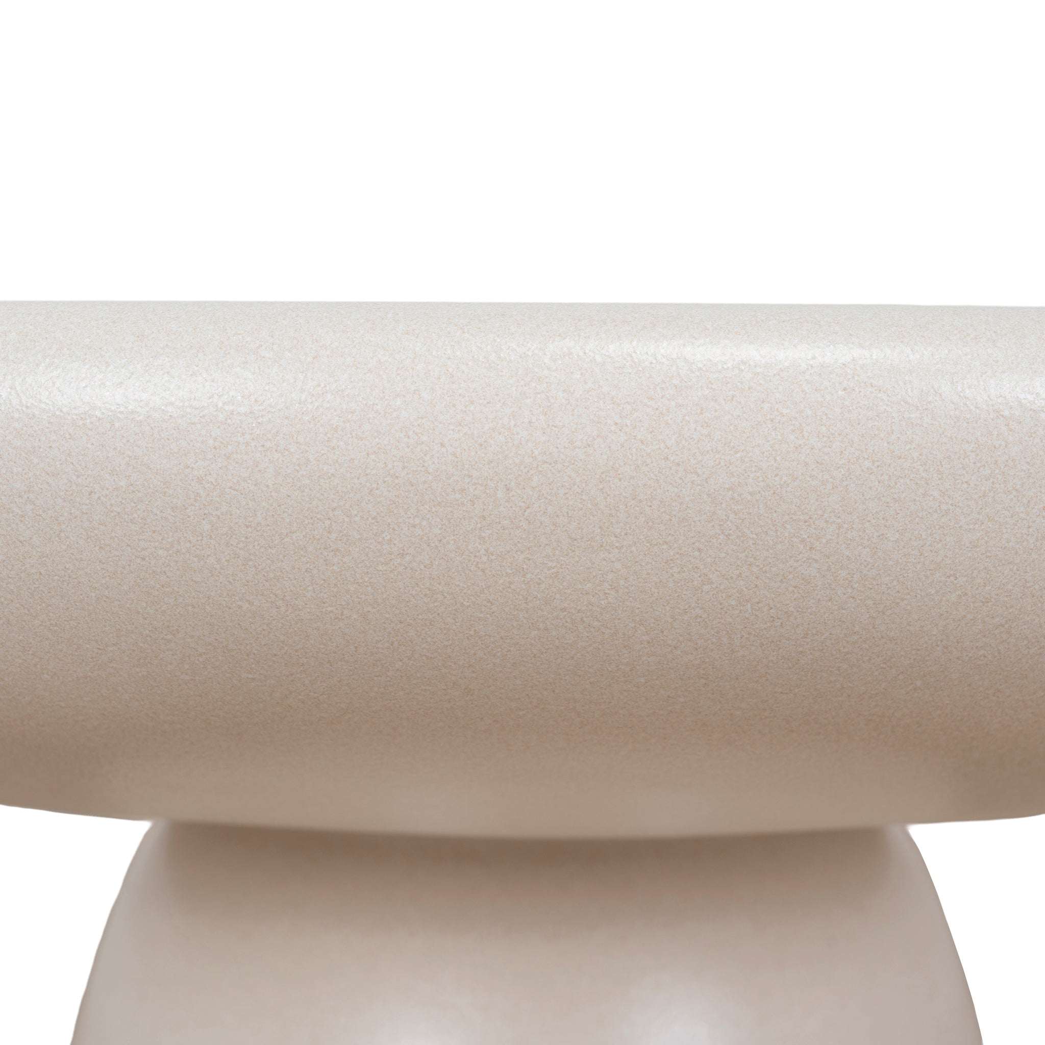 80cm Round Venezia Coffee Table - Ivory Beige