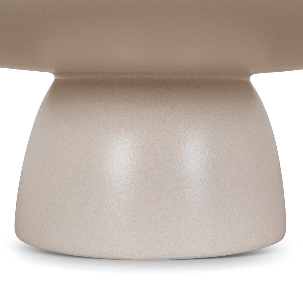 80cm Round Venezia Coffee Table - Ivory Beige