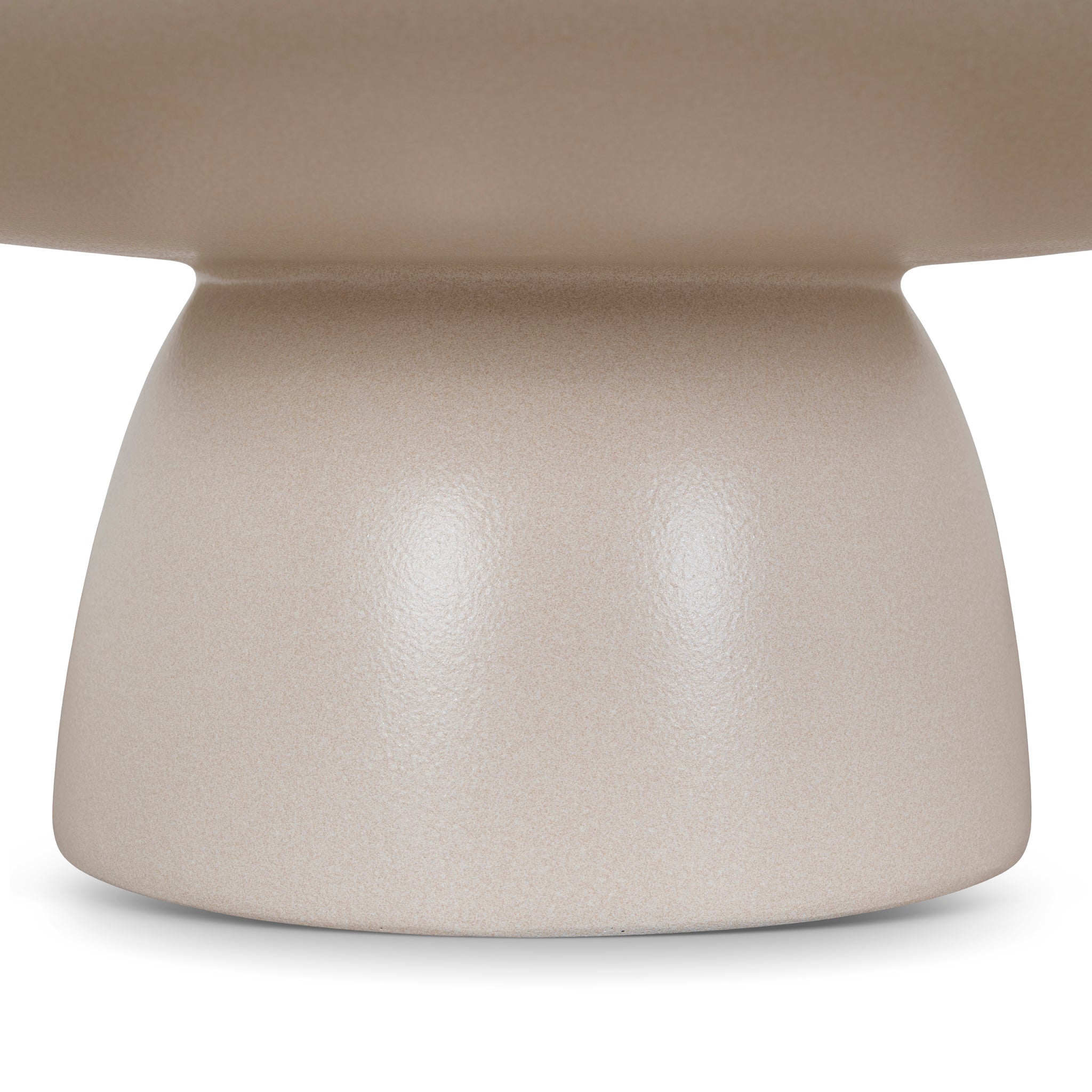 80cm Round Venezia Coffee Table - Ivory Beige
