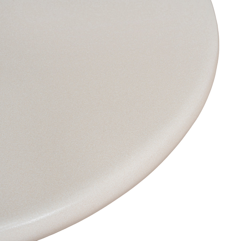 80cm Round Venezia Coffee Table - Ivory Beige