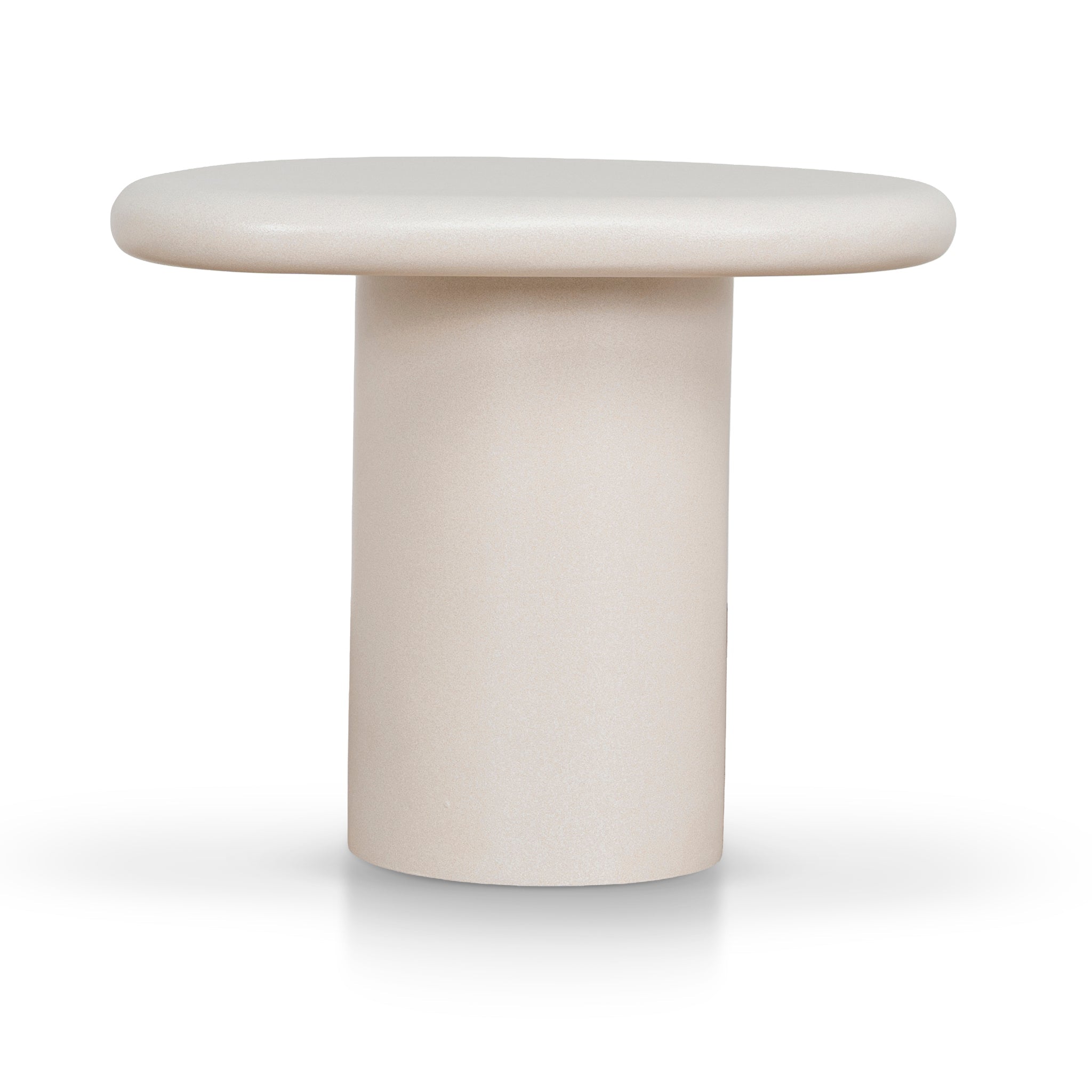 60cm Capri Side Table - Ivory Beige