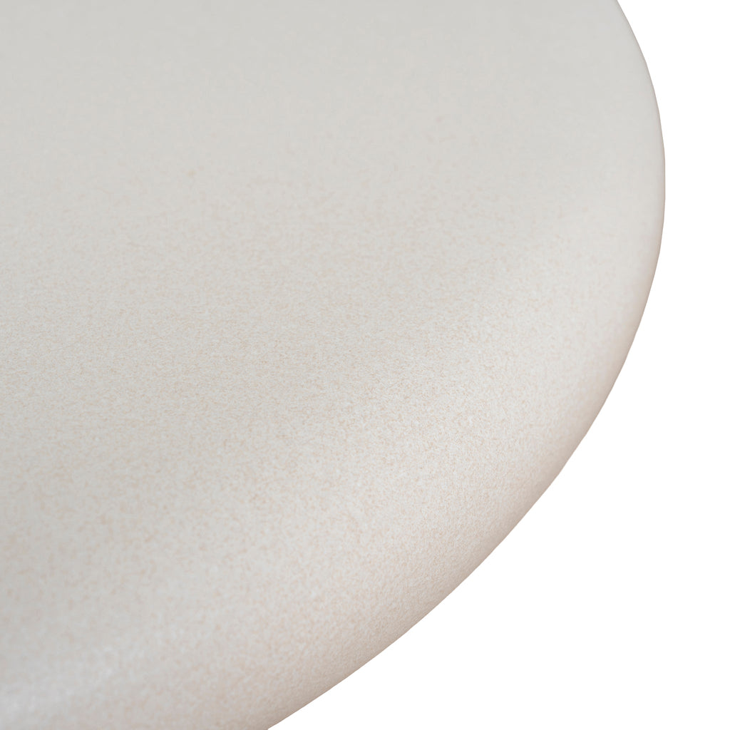 60cm Capri Side Table - Ivory Beige
